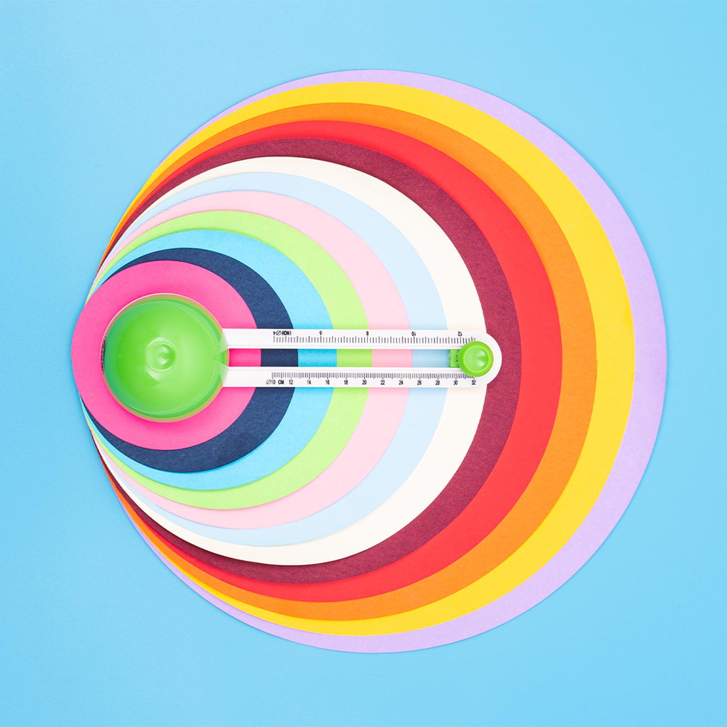 CORTADOR DE CIRCULO CREATIVE CON REGULADOR DE 10 A 31 CM - 5