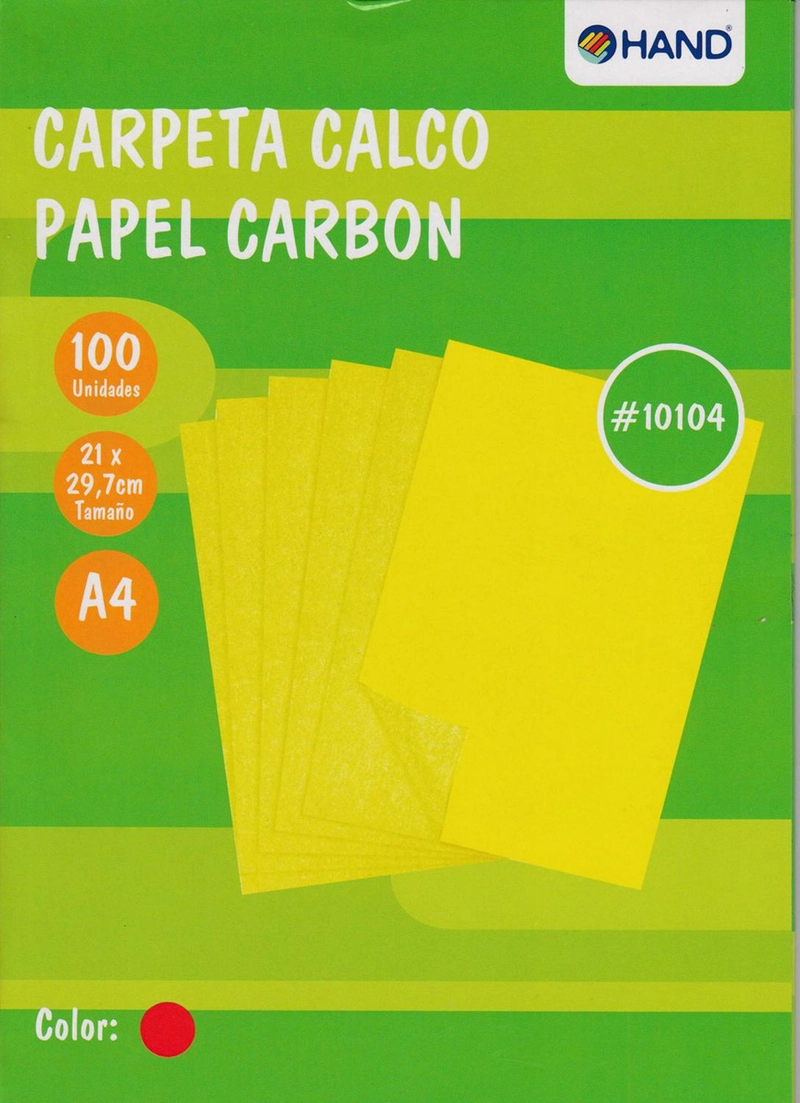 PAPEL CALCO A4 100 HOJAS. PAPEL CARBON - 1