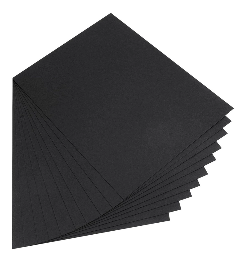 PAPEL BOND NEGRO CARTA 110GRS 100 HOJAS - 1