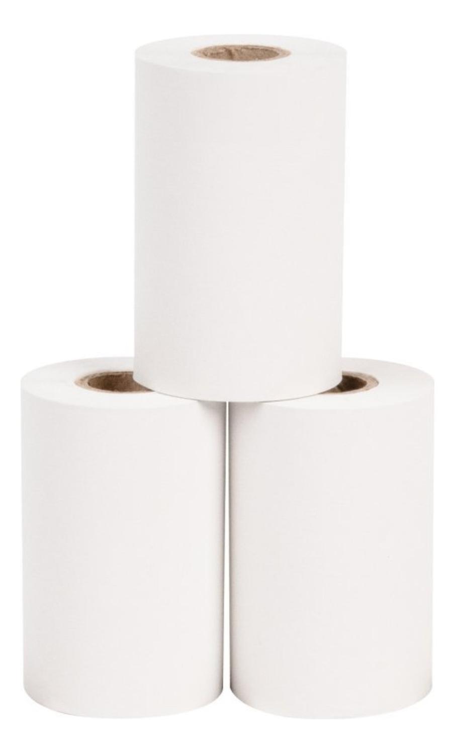 SET 4 ROLLOS PAPEL TERMICO 57X57MM 30 MTS HAND. BOLETA - 3
