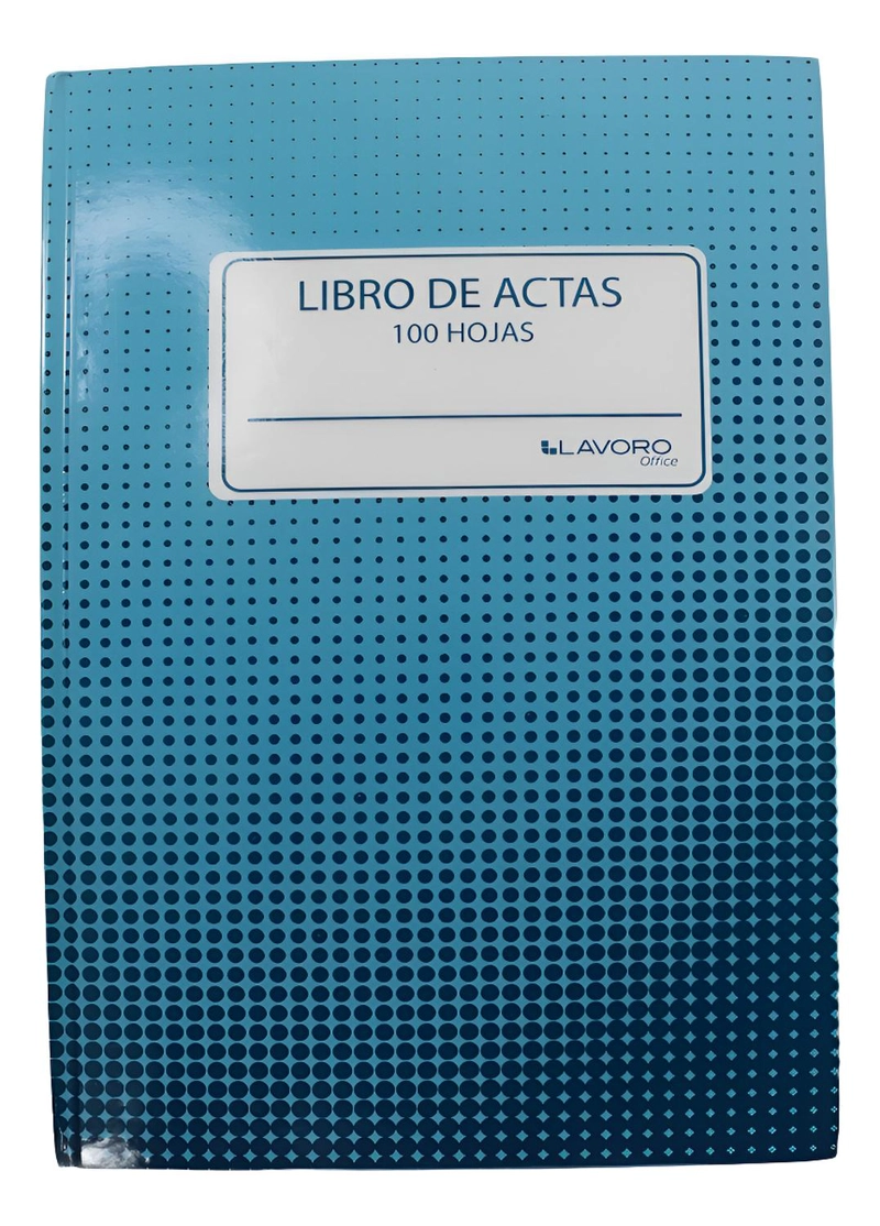 LIBRO DE ACTAS LINEAS 100 HOJAS FOLIADO. LAVORO - 2