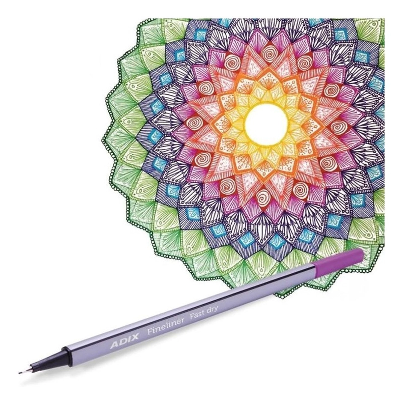 LAPICES FINELINER TRIANGULAR 48 COLORES ADIX - 2