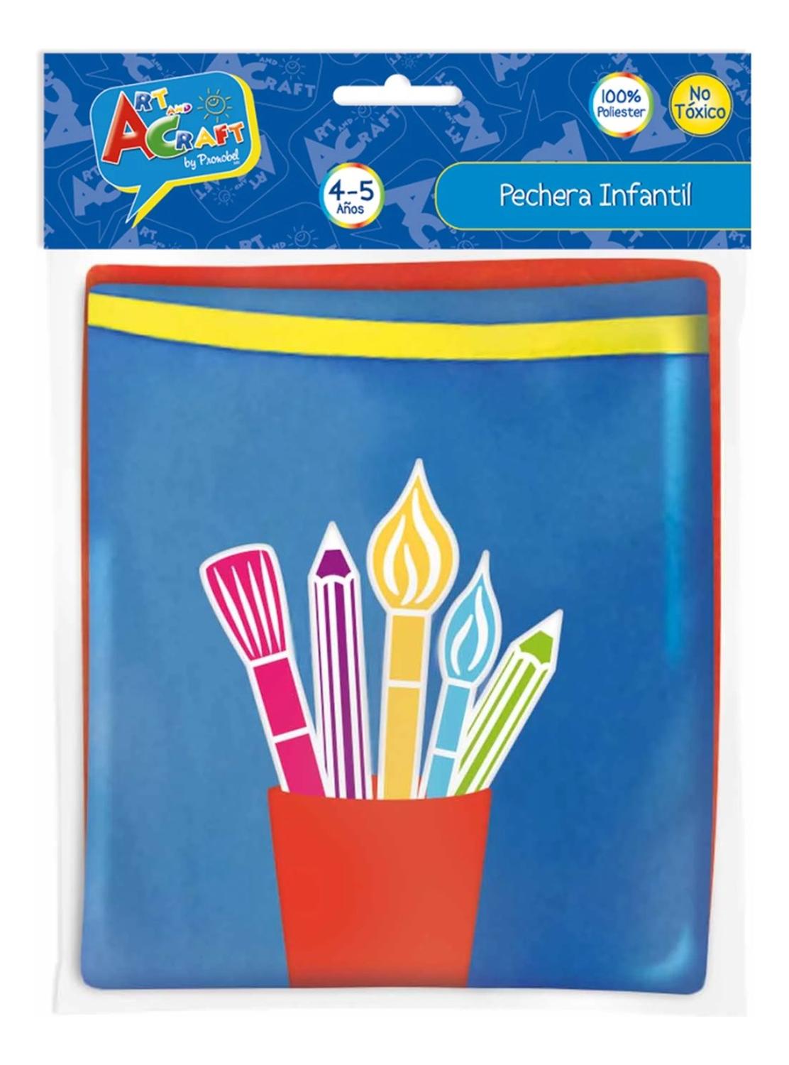 PECHERA, DELANTAL INFANTIL ART & CRAFT TAMAÑO TALLA 2 - 1