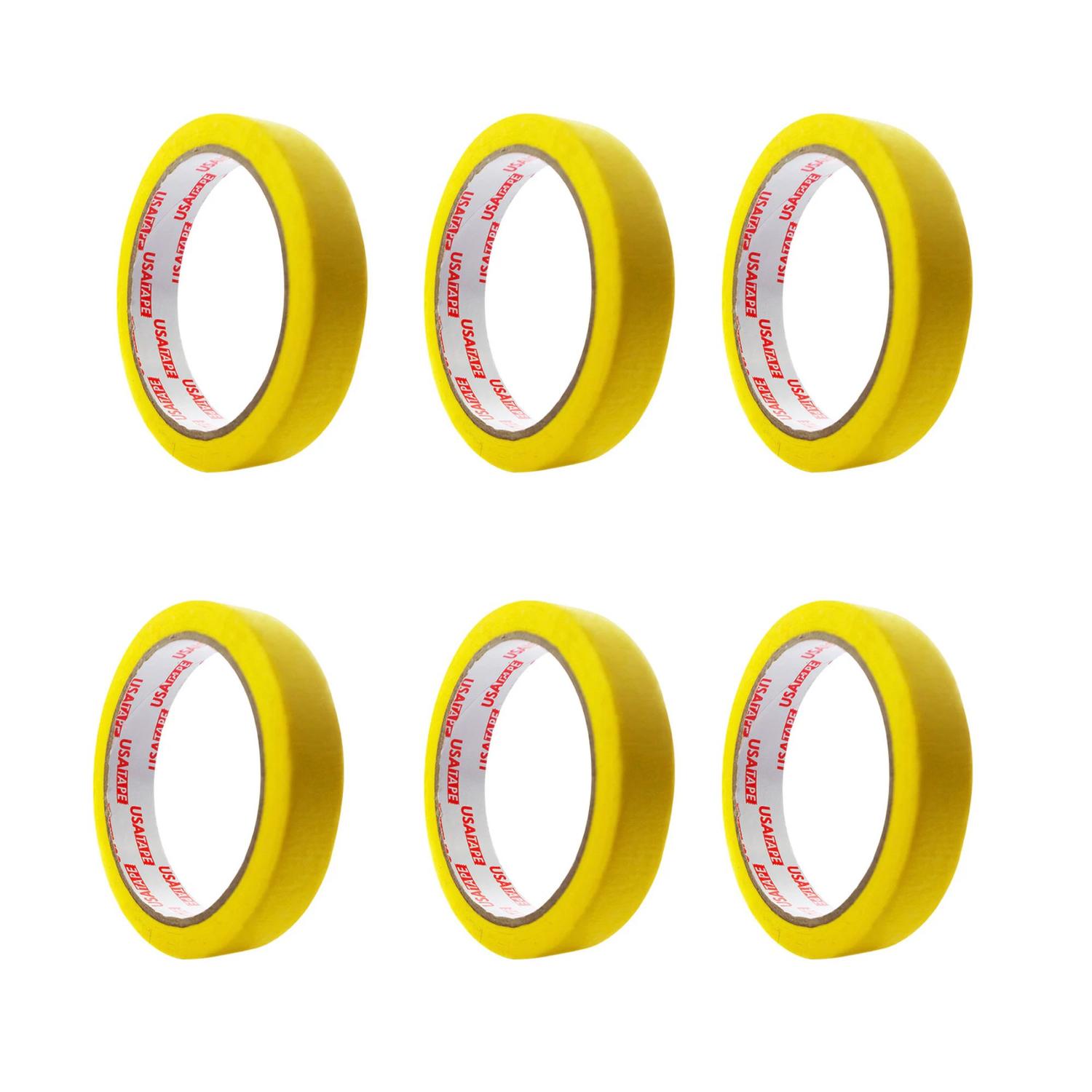 CINTA ENMASCARAR MASKING TAPE COLOR 18MMX20M 6 UNID - 4