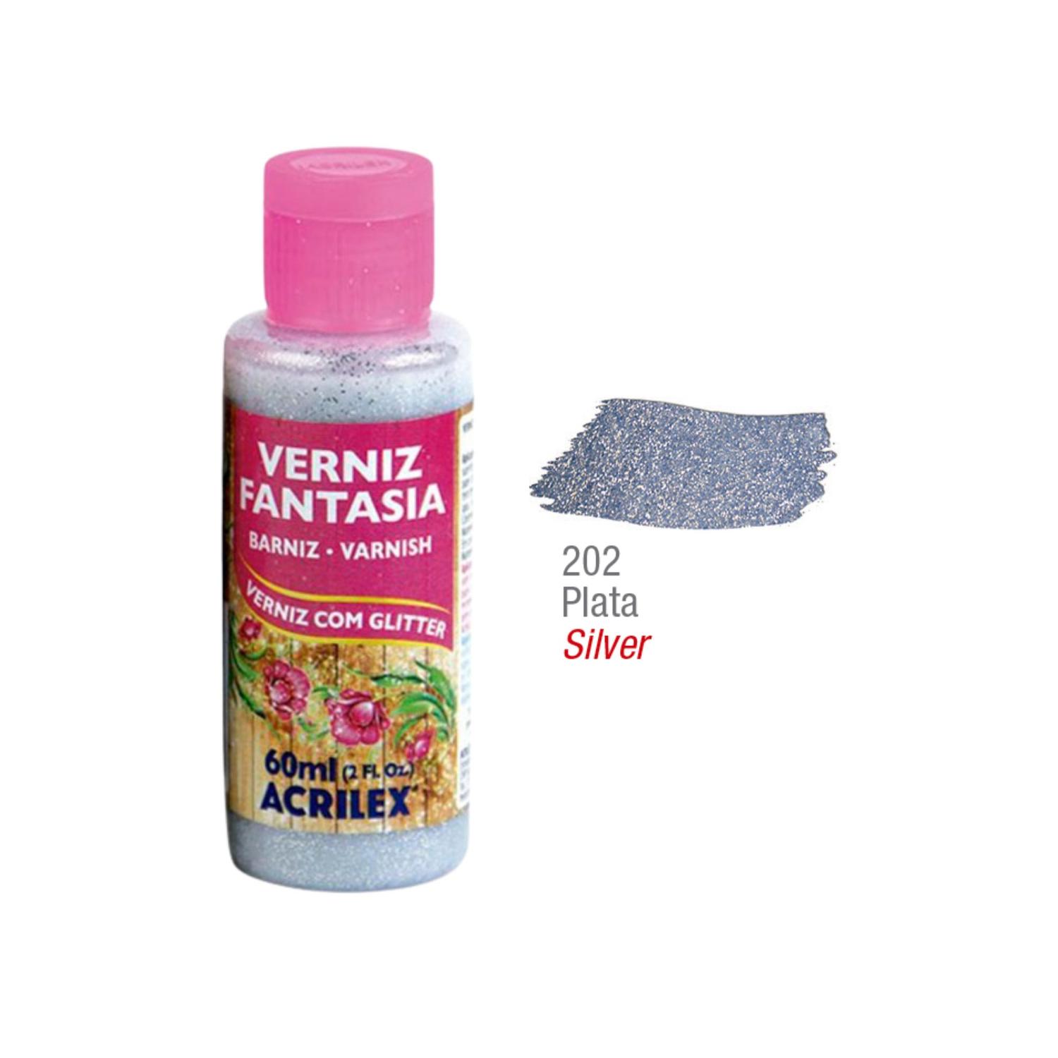 BARNIZ FANTASIA CON GLITTER. 60ML. ACRILEX - 3