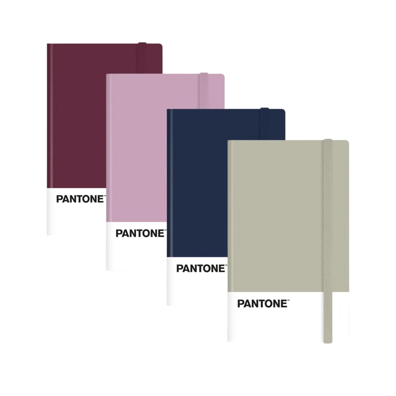 LIBRETA GRANDE 21X13CM CON ELASTICO. PANTONE - 5