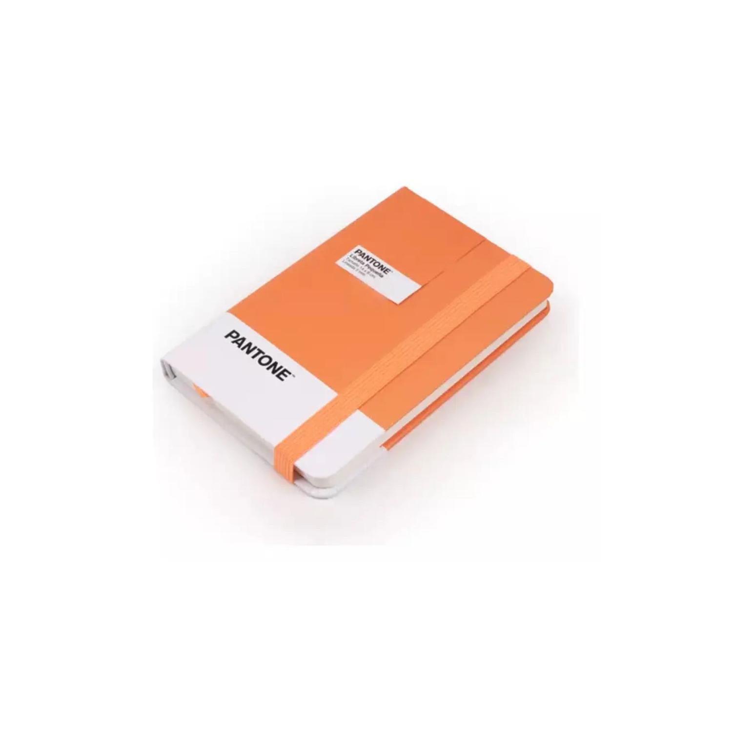 LIBRETA PEQUEÑA 14X9CM CON ELASTICO. PANTONE - 2