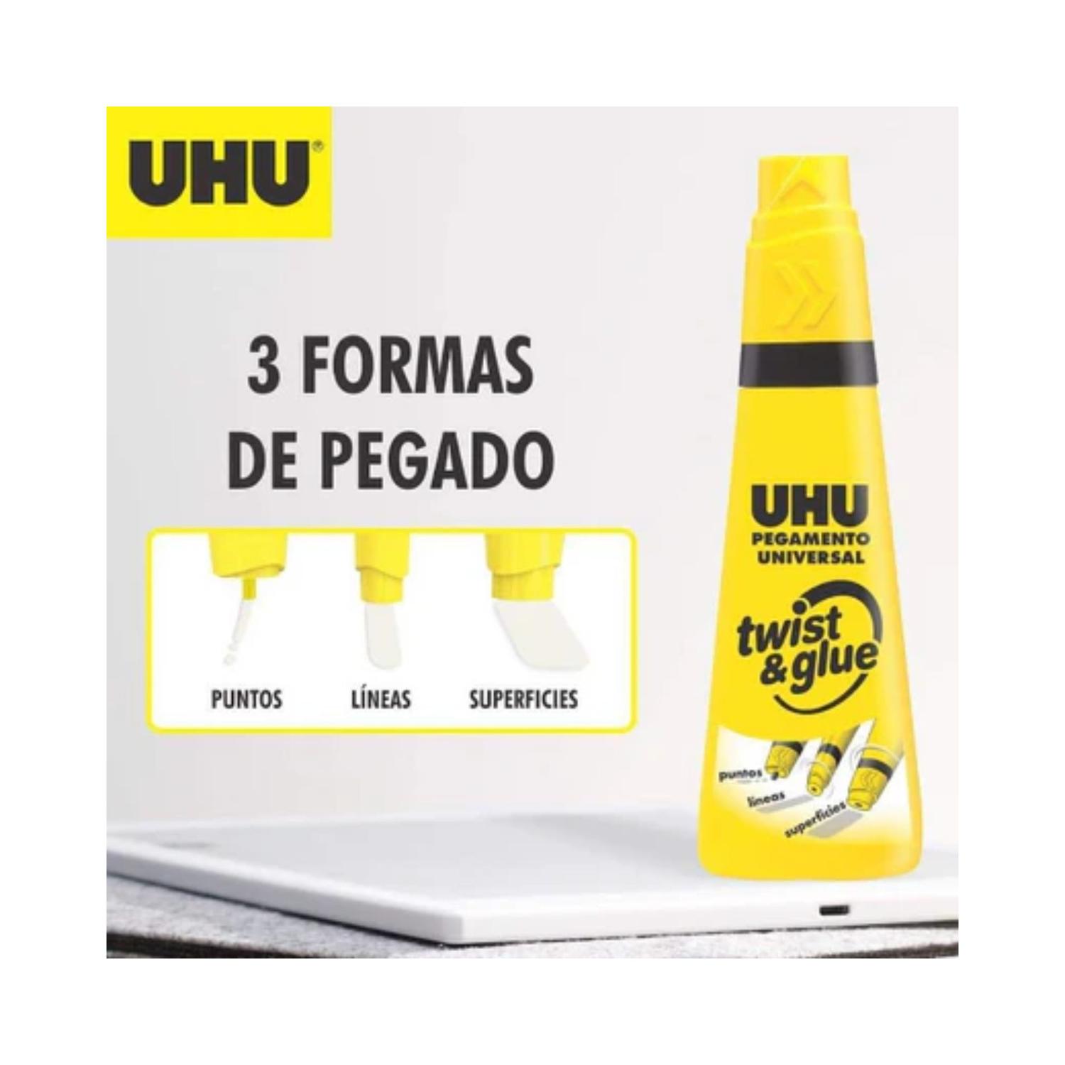 PEGAMENTO UNIVERSAL TWIST & GLUE 90 ML. UHU - 2
