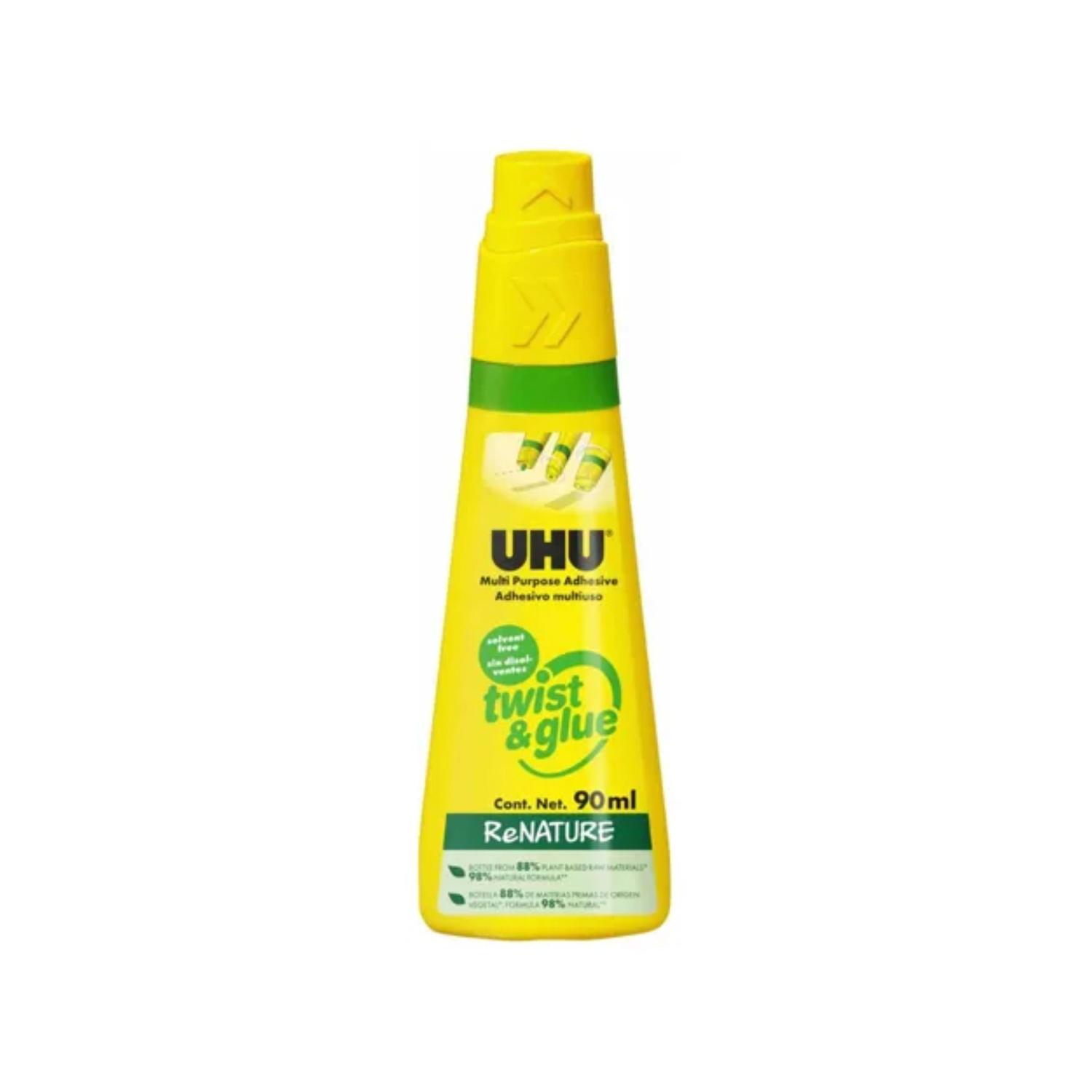 PEGAMENTO UNIVERSAL TWIST & GLUE RENATURE 90 ML. UHU - 1