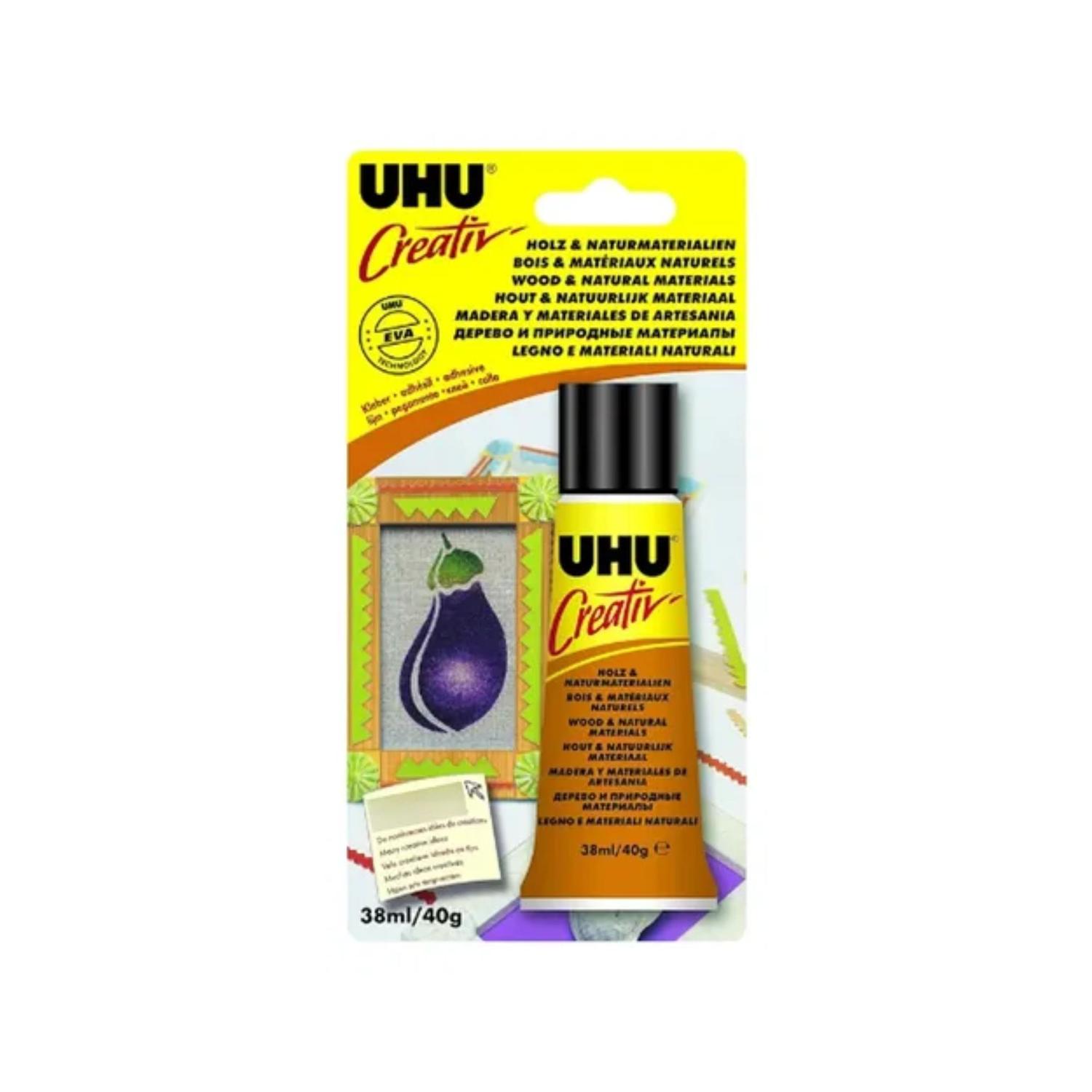 UHU PEGAMENTO PARA MADERA Y MATERIALES DE ARTESANIA 40G - 1