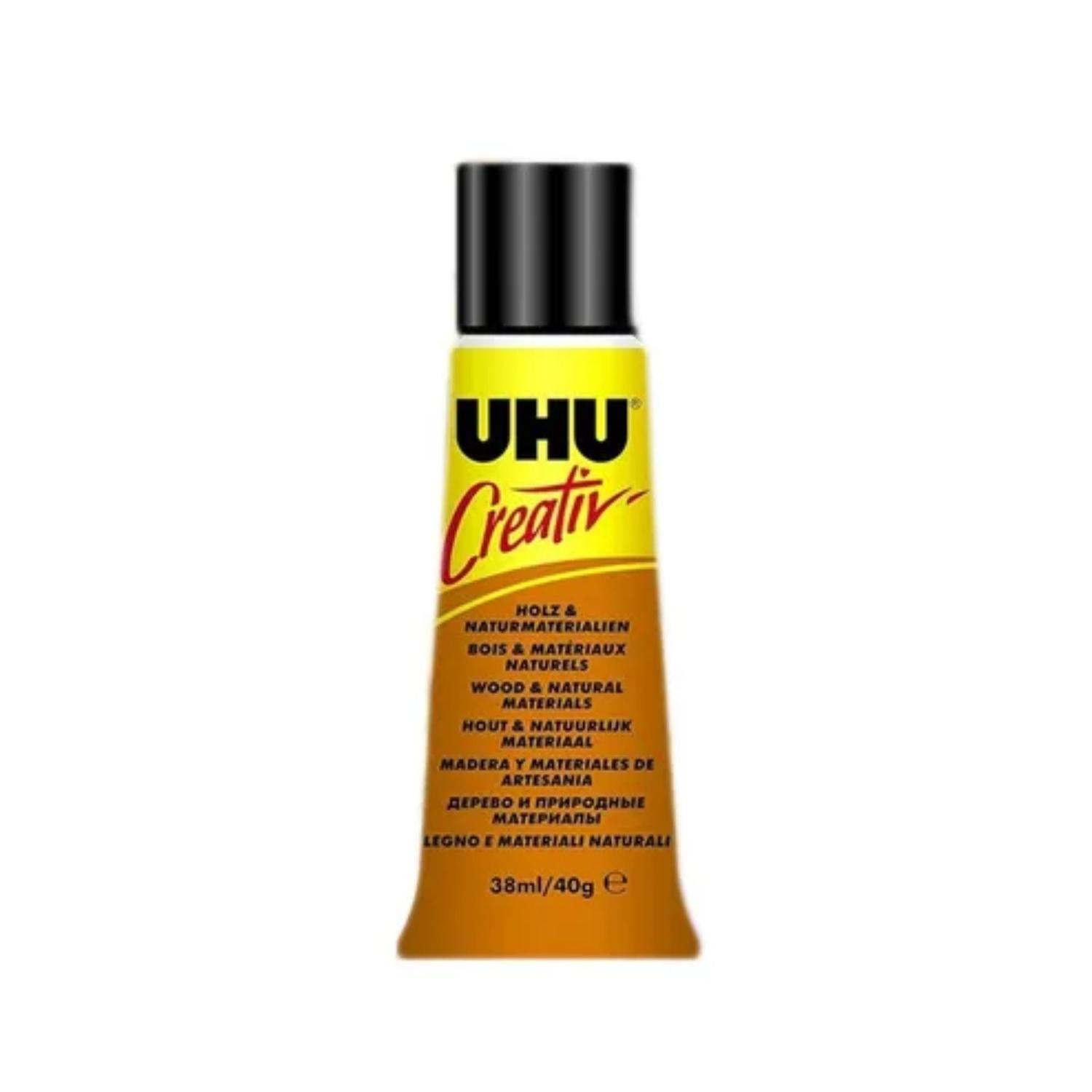 UHU PEGAMENTO PARA MADERA Y MATERIALES DE ARTESANIA 40G - 2