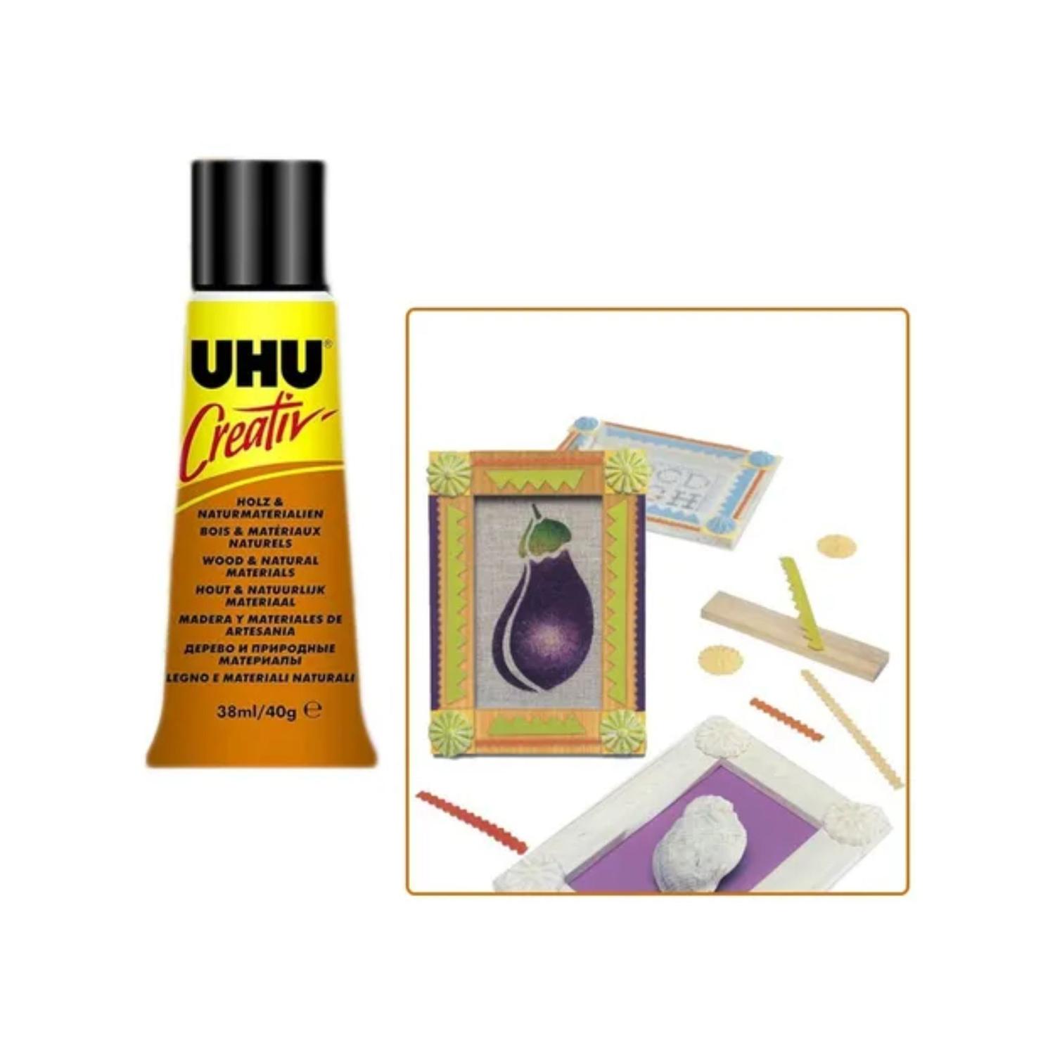 UHU PEGAMENTO PARA MADERA Y MATERIALES DE ARTESANIA 40G - 3