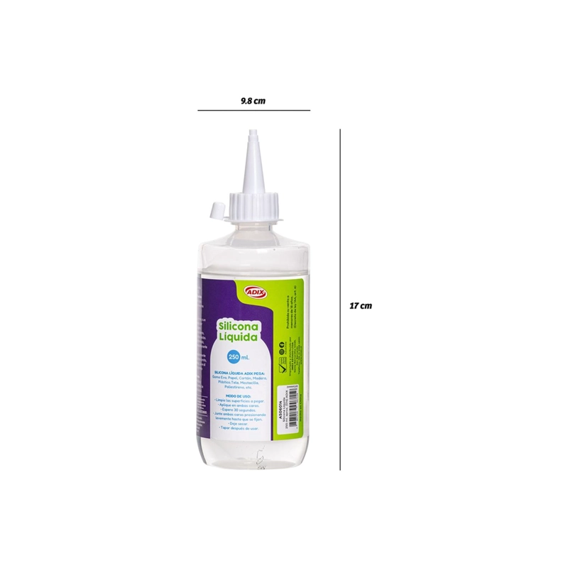 SILICONA LIQUIDA 250ML. ADIX. - 2