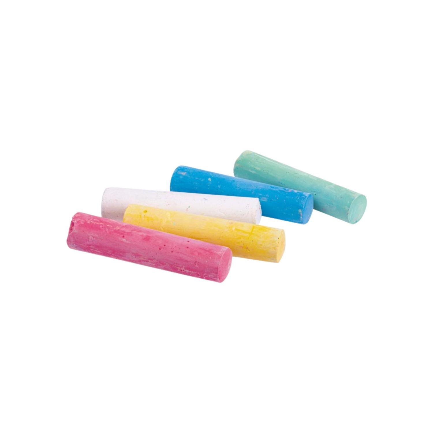 BALDE TIZAS JUMBO 5 COLORES, 20 UNID. ADIX. TIZAS GRANDES - 2