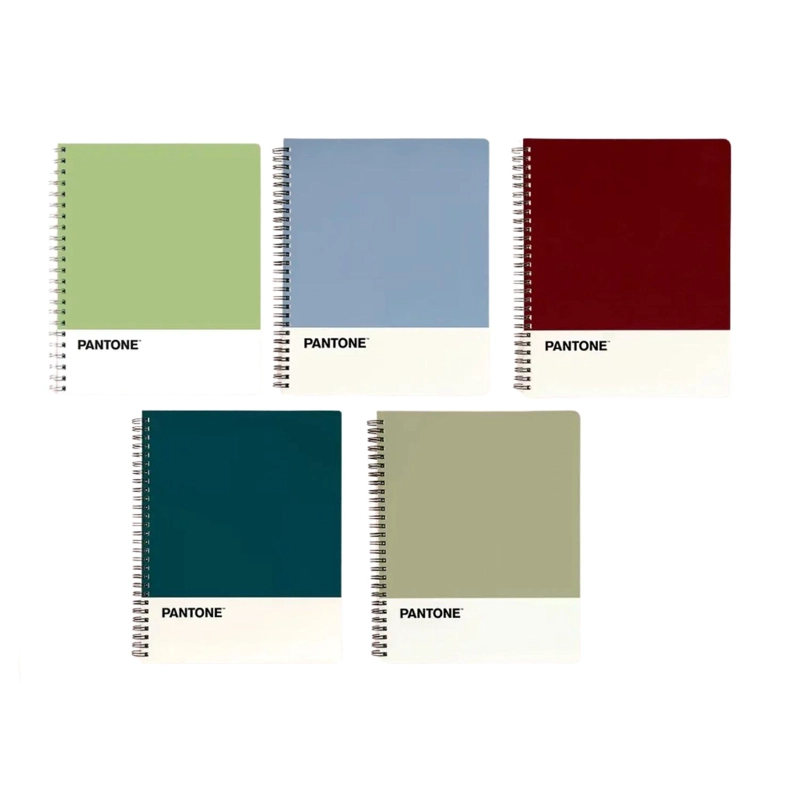 PACK 5 CUADERNOS UNIVERSITARIO NATURE COLOR 100 HOJAS 7MM - 1