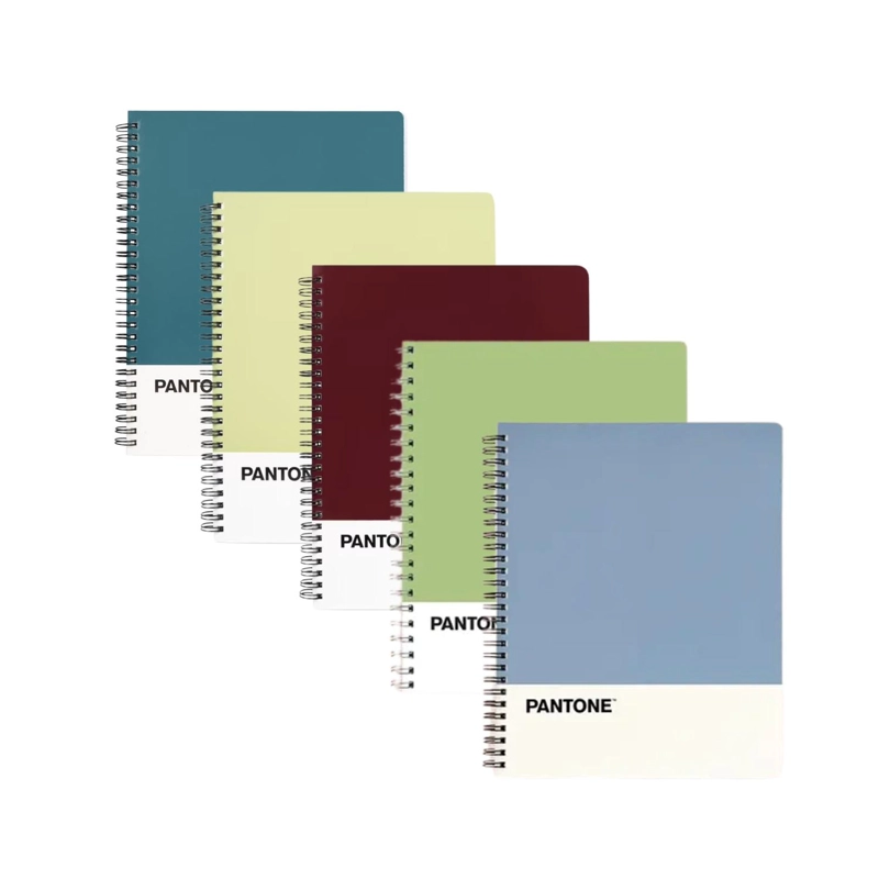 PACK 5 CUADERNOS UNIVERSITARIO NATURE COLOR 100 HOJAS 7MM - 2