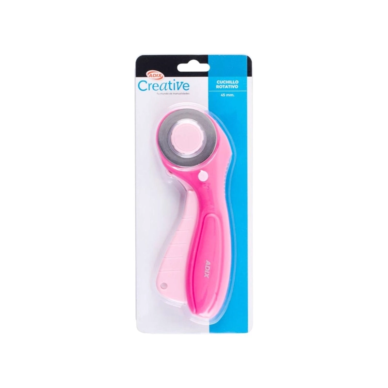 CUCHILLO ROTATIVO 45MM, ROSADO. CREATIVE - 1