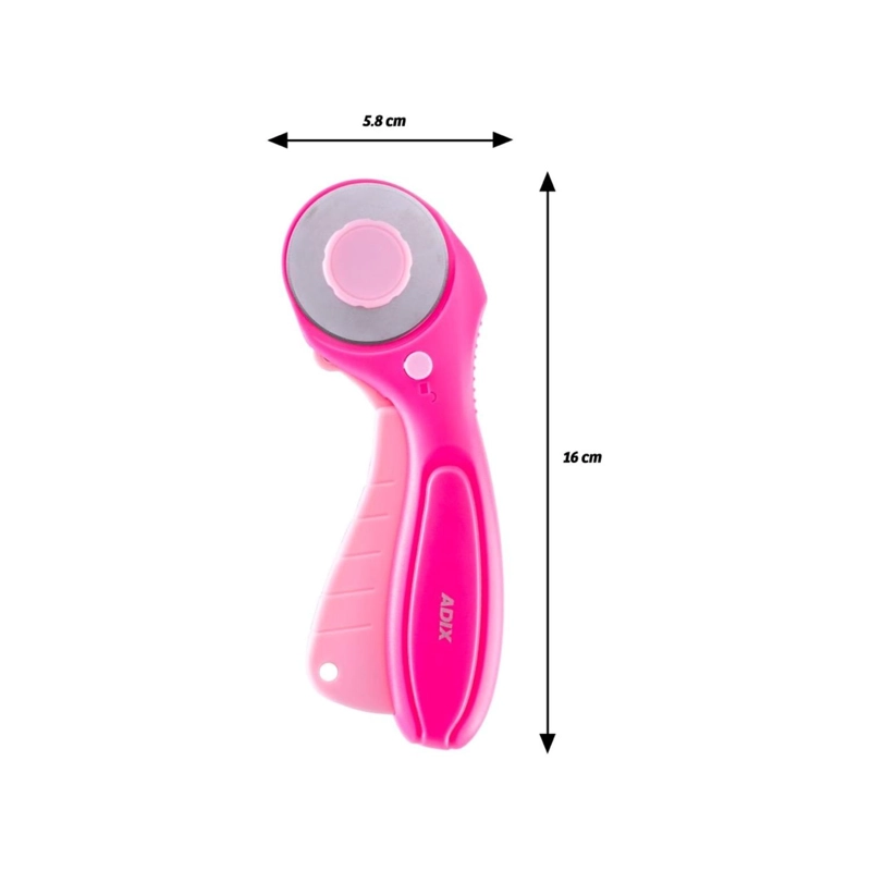 CUCHILLO ROTATIVO 45MM, ROSADO. CREATIVE - 2