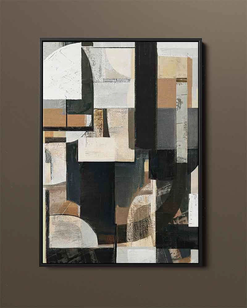 CUADRO CANVAS DECORATIVO NOIR  80X120 CM CON MARCO F50152 MARVY - 2