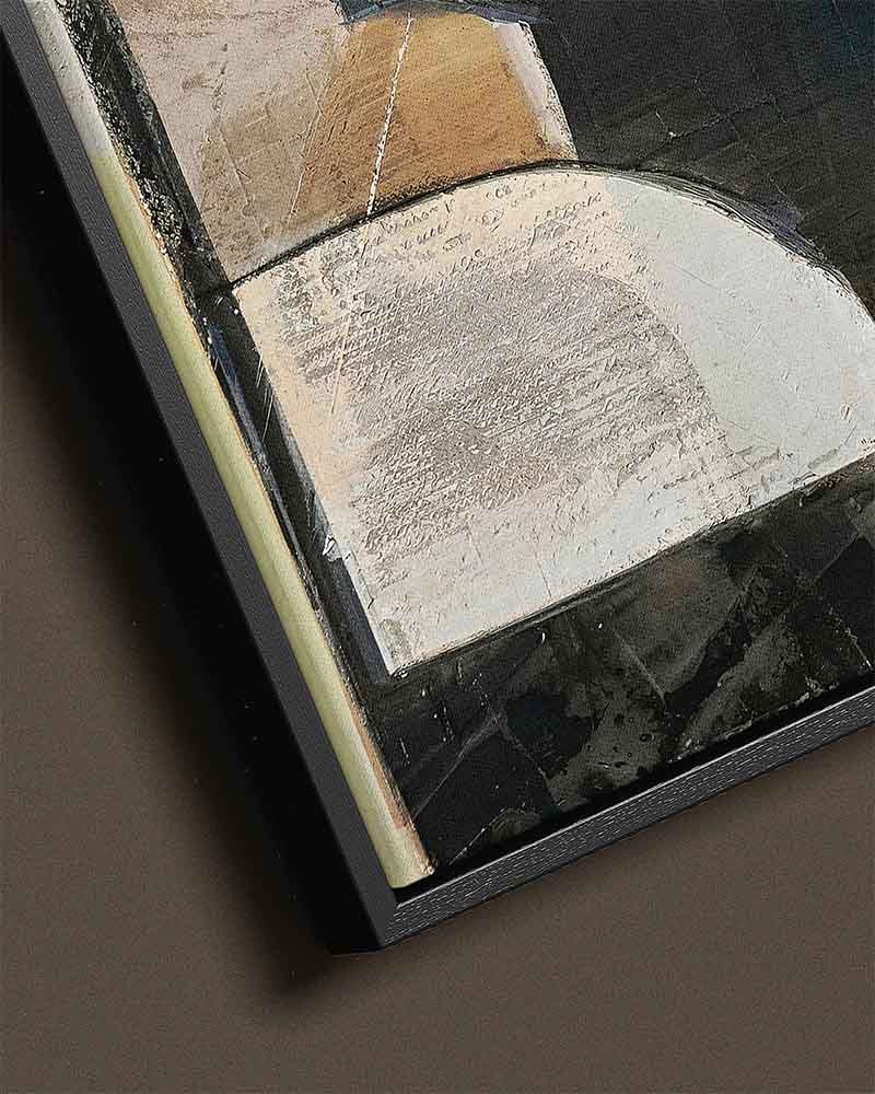 CUADRO CANVAS DECORATIVO NOIR  80X120 CM CON MARCO F50152 MARVY - 3