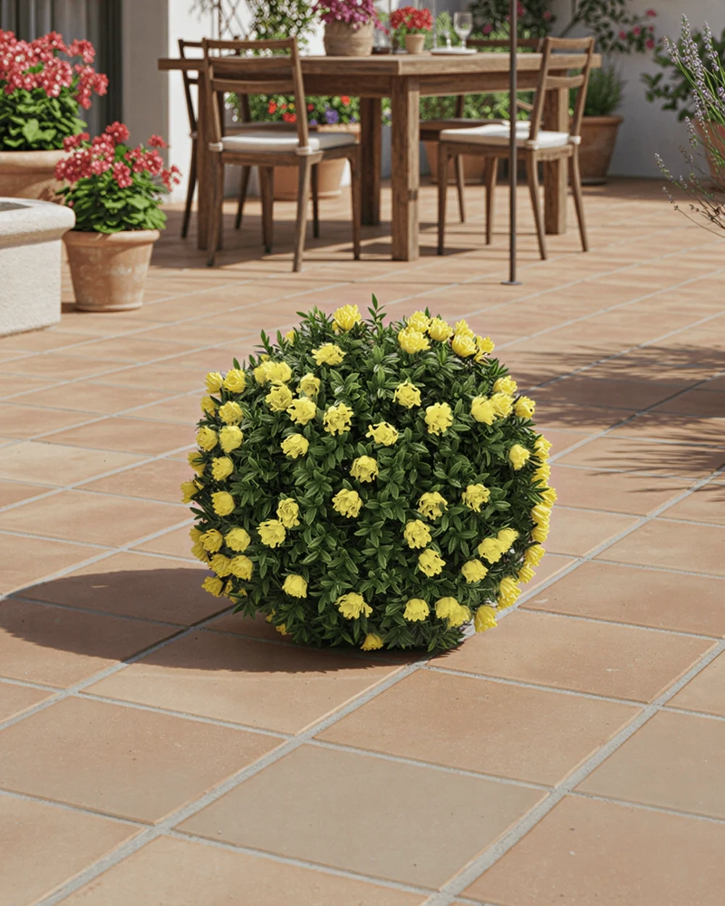 ESFERAS DECORATIVAS 30 CM SOL DORADO MARVY - 1