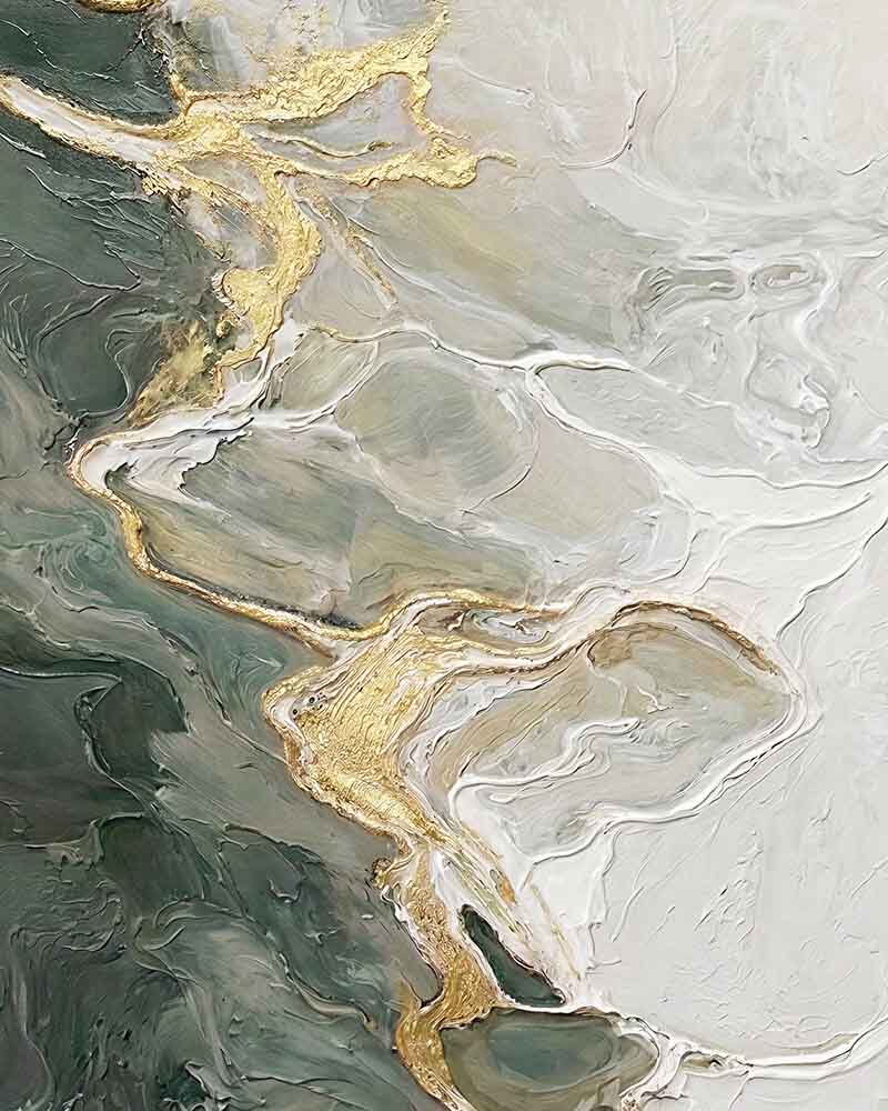 CUADRO CANVAS DECORATIVO GOLD 80X120 CM CON MARCO M50181 MARVY - 4