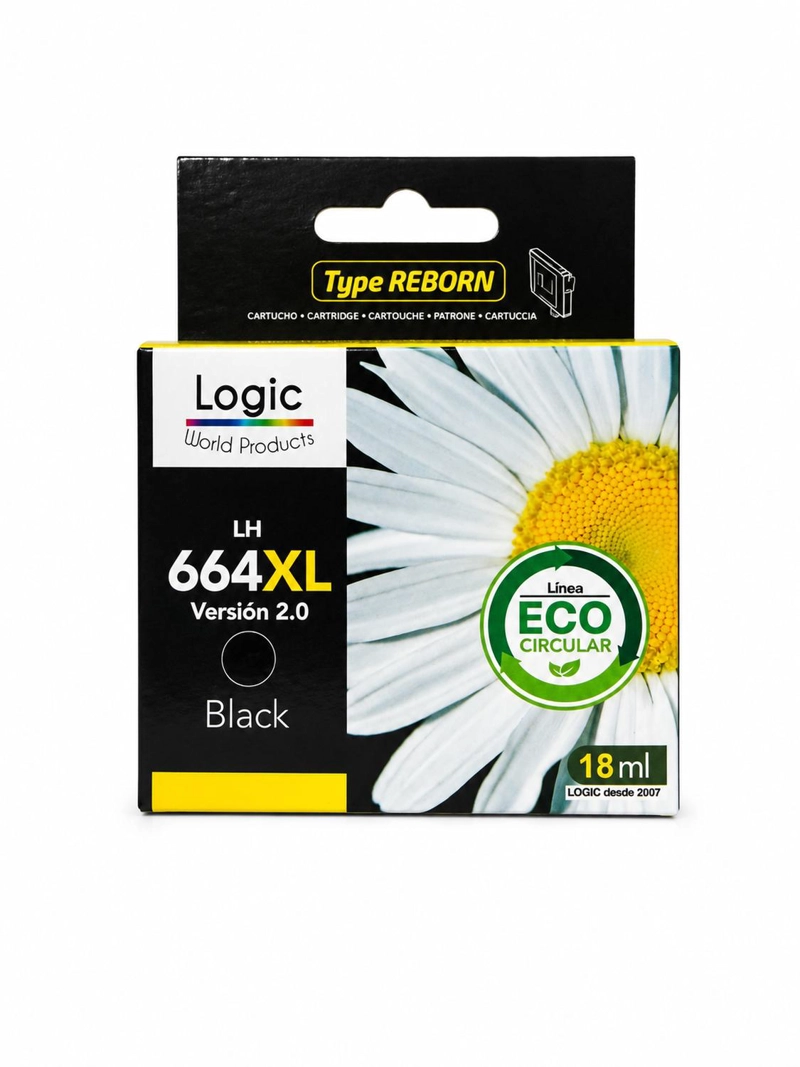 TINTA NEGRO COMPATIBLE PARA 664XL 1115/2135/3635/3775 - 1