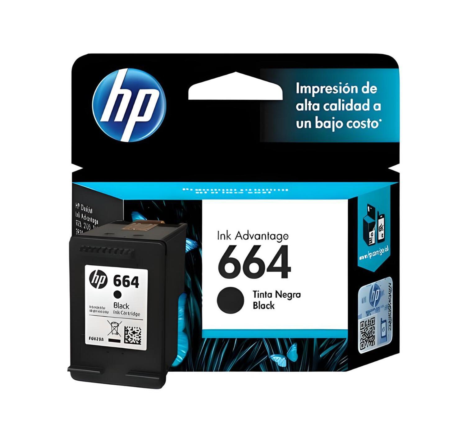 PACK HP NEGRO CARTUCHOS 664 ORIGINAL / TRICOLOR - 3