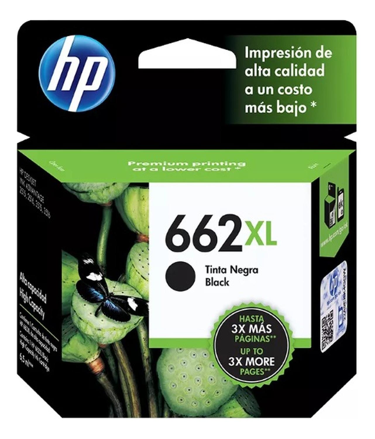 CARTUCHO HP NEGRO 662XL ORIGINAL - 2