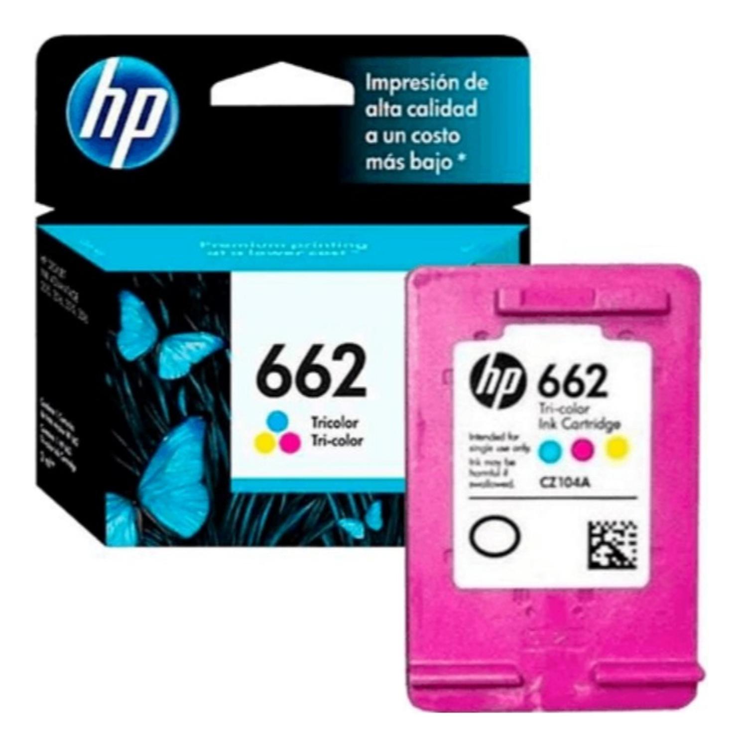 CARTUCHO HP 662 TRICOLOR ORIGINAL - 2