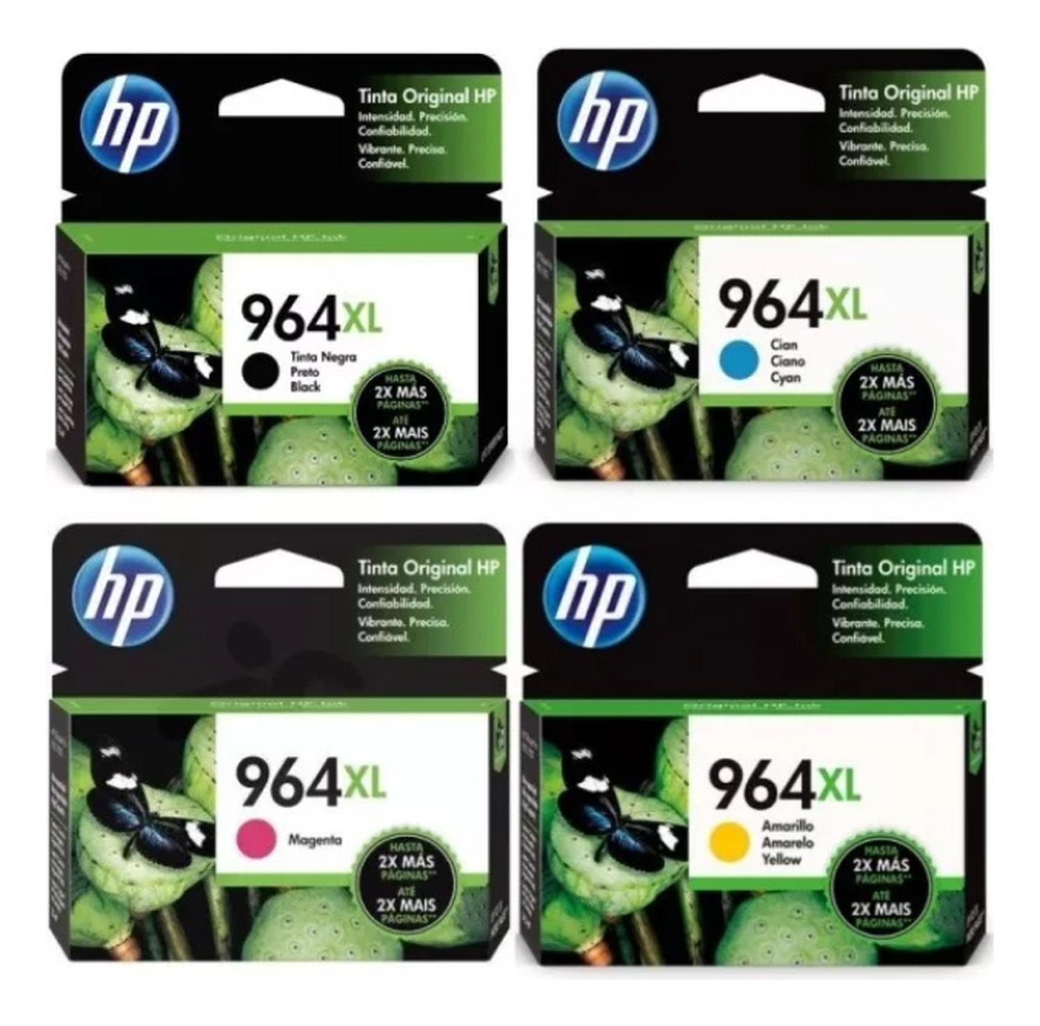 PACK HP CARTUCHOS 964XL ORIGINAL N/M/C/Y - 1