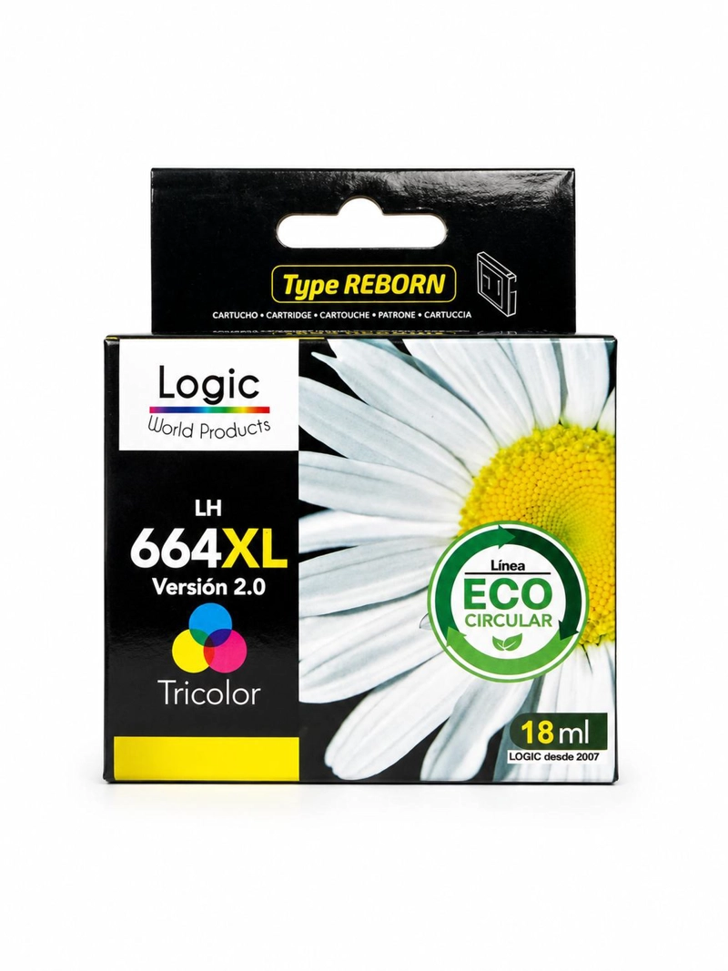 CARTUCHOS DE TINTA COMPATIBLE PARA 664XL NEGRO/TRICOLOR PACK - 3