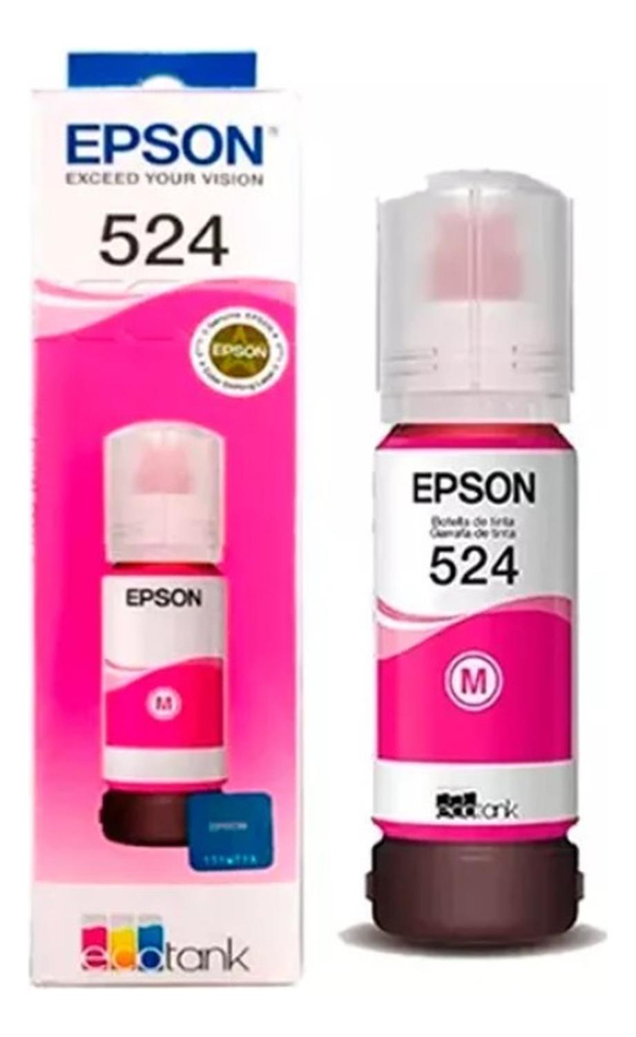BOTELLA EPSON MAGENTA 524 ORIGINAL - 1