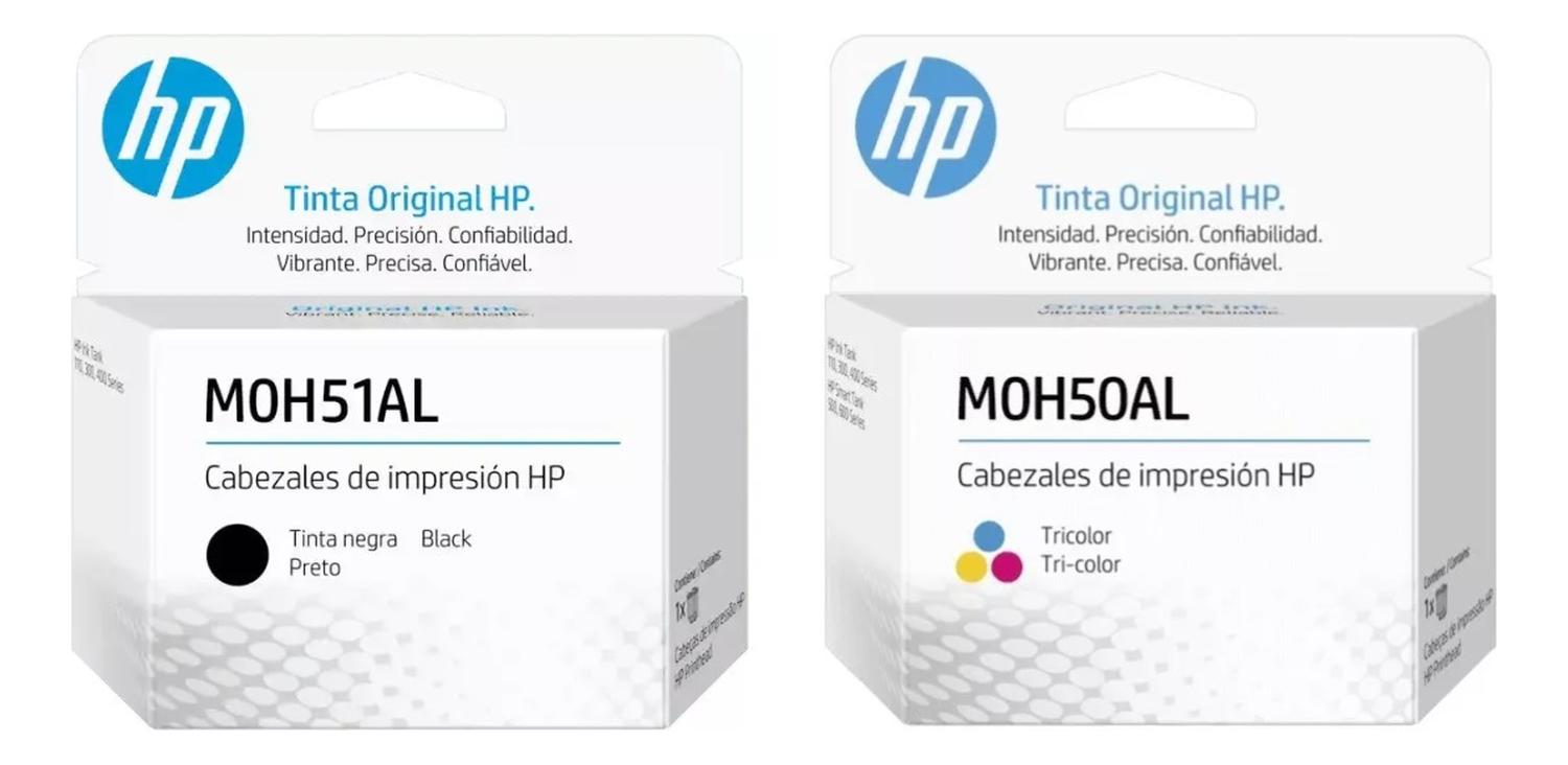 PACK HP CARTUCHOS CABEZALES M0H50A- M0H51A ORIGINAL - 2