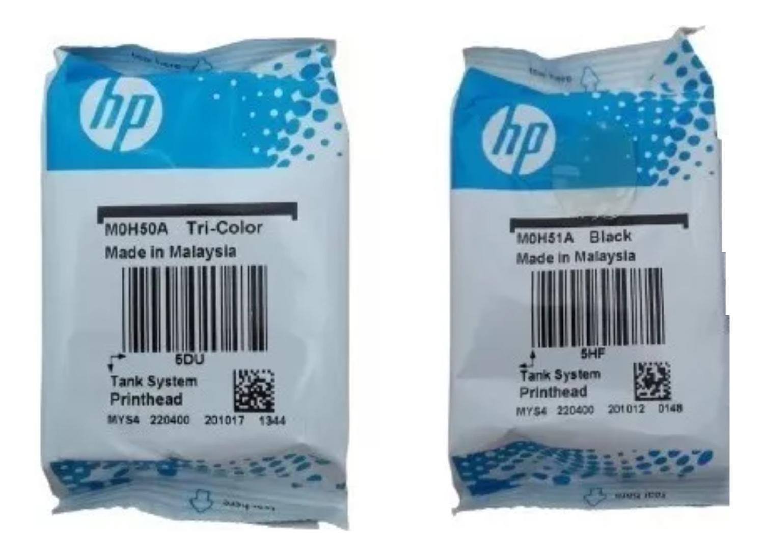 PACK HP CARTUCHOS CABEZALES M0H50A- M0H51A ORIGINAL - 3
