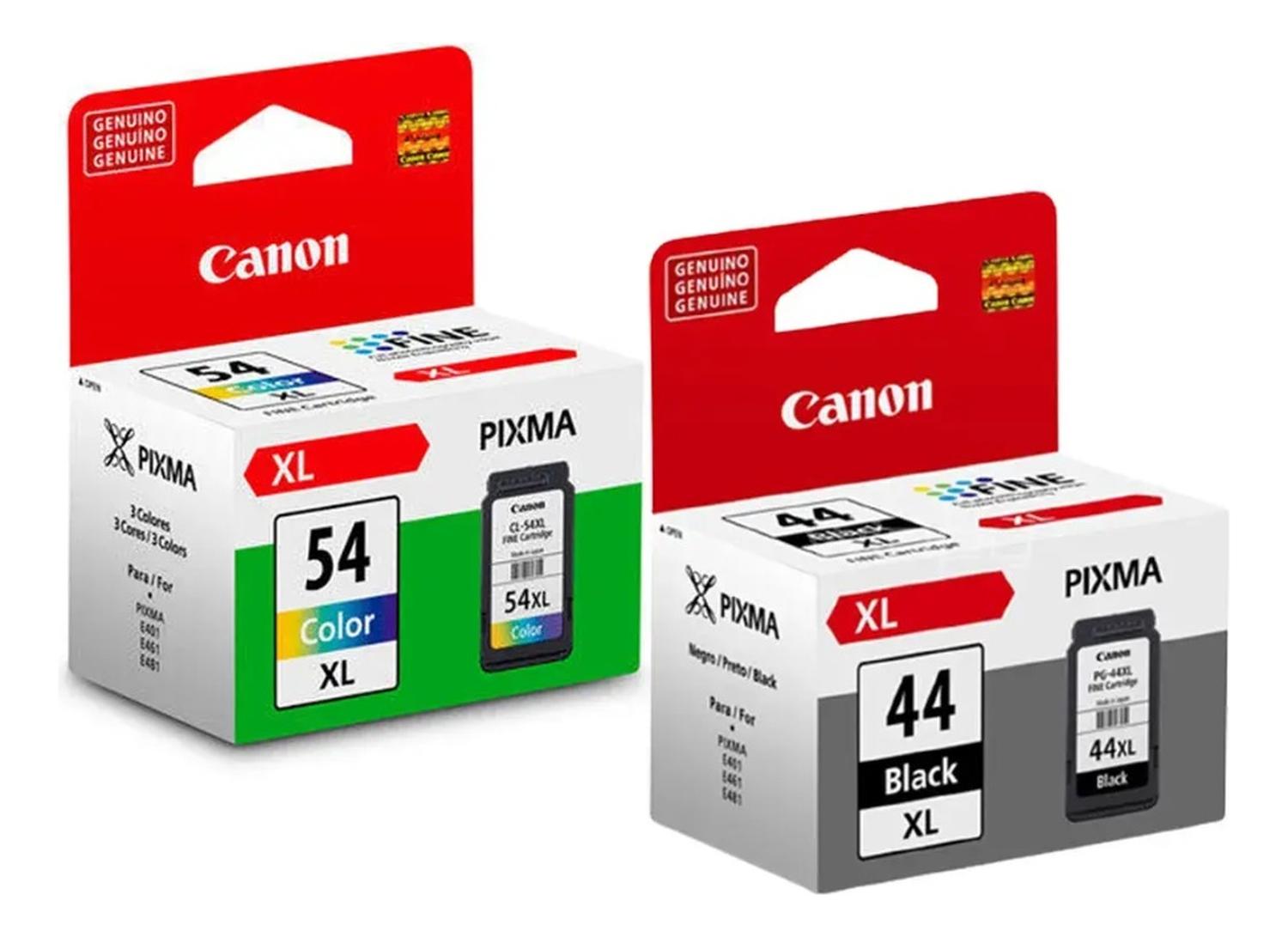 PACK CANON NEGRO CARTUCHOS 44XL-54XL ORIGINAL / TRICOLOR - 2