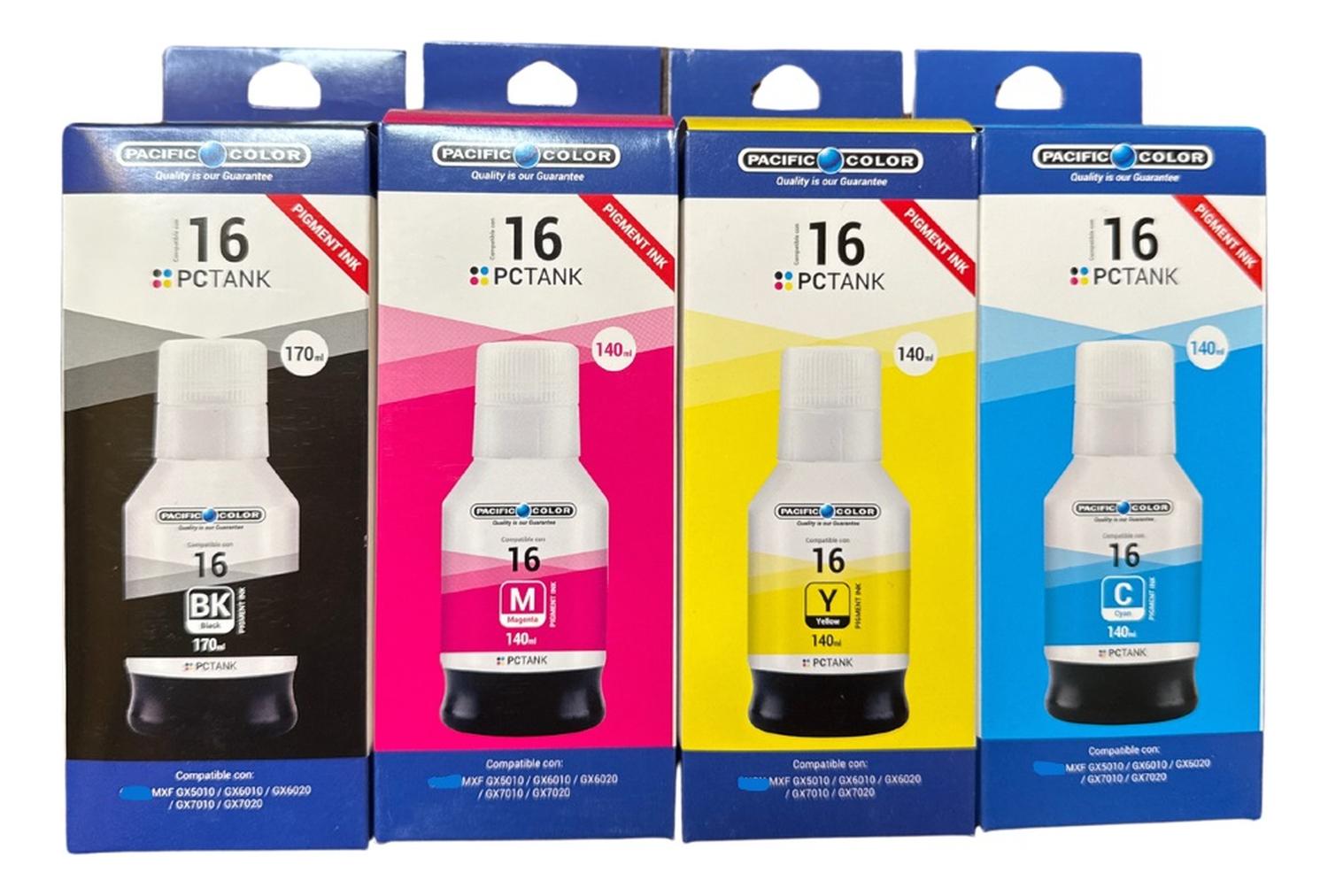 PACK TINTAS COMPATIBLE PARA GI-16 GX-6010 GX-7010 - 1