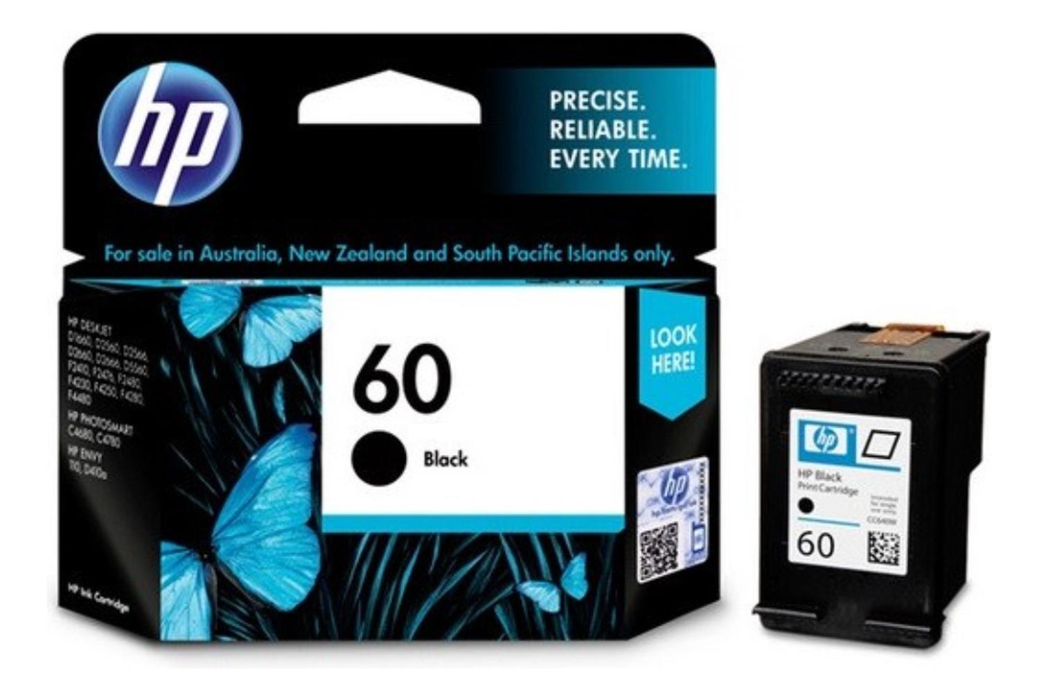 CARTUCHO HP NEGRO 60 ORIGINAL