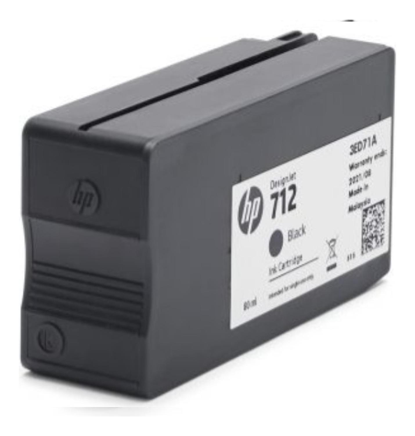 CARTUCHO HP NEGRO 712 ORIGINAL - 2