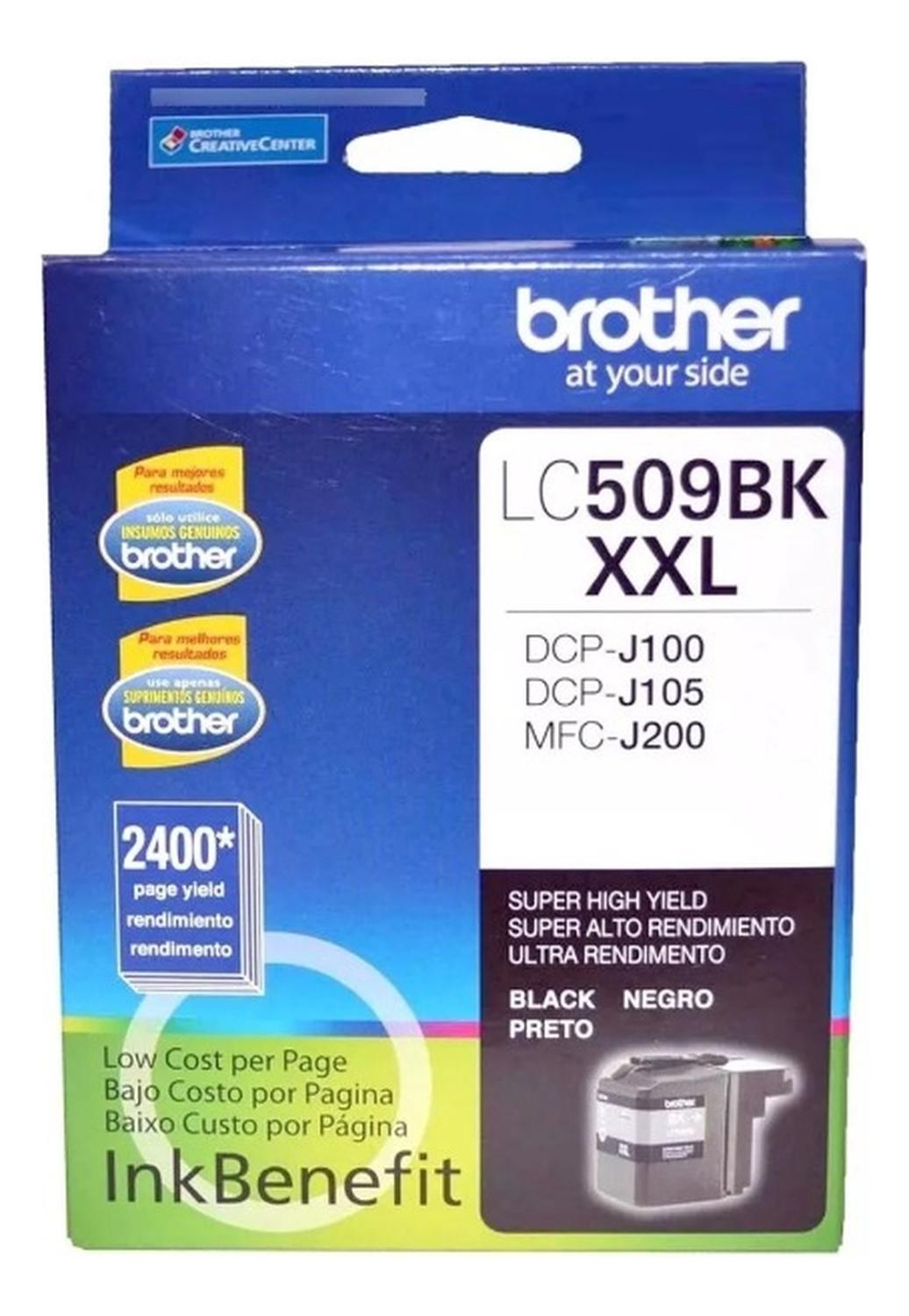 CARTUCHO BROTHER NEGRO LC509XXL ORIGINAL - 1