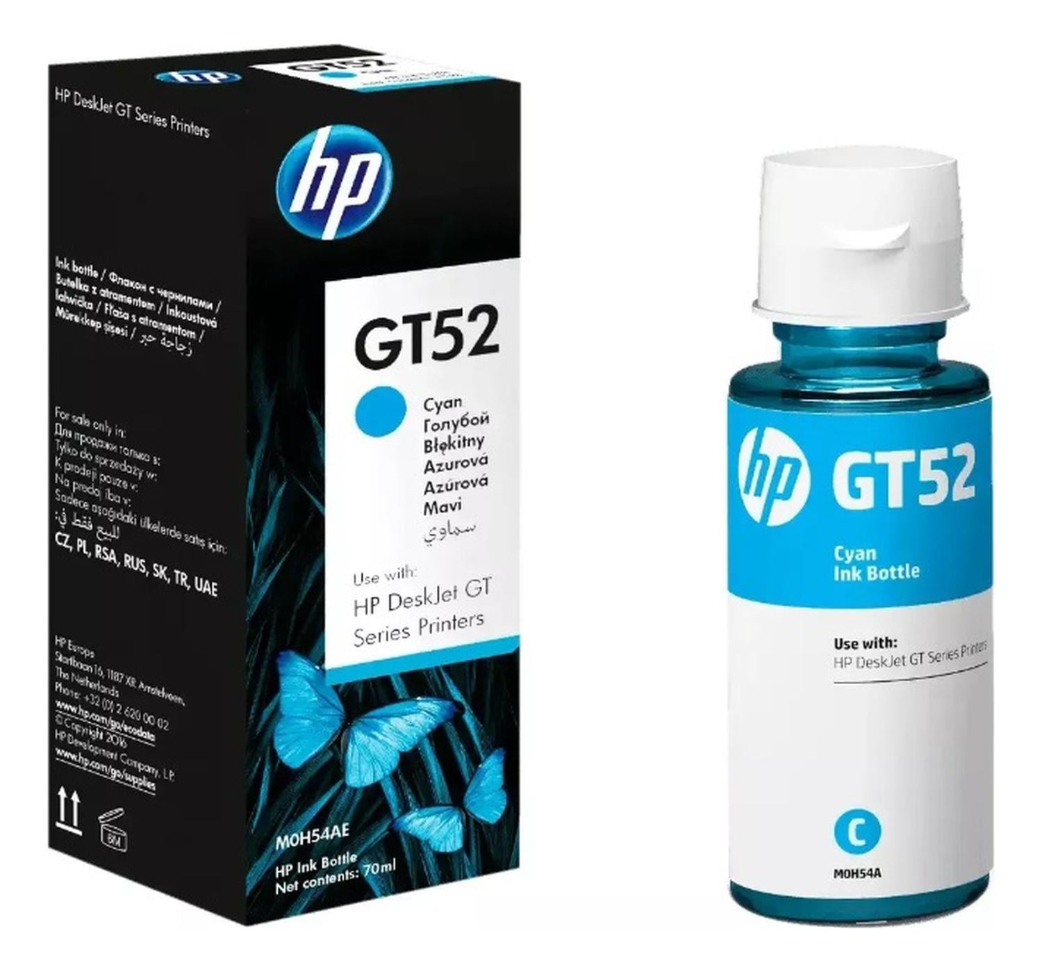 BOTELLA HP CYAN GT52 ORIGINAL - 1