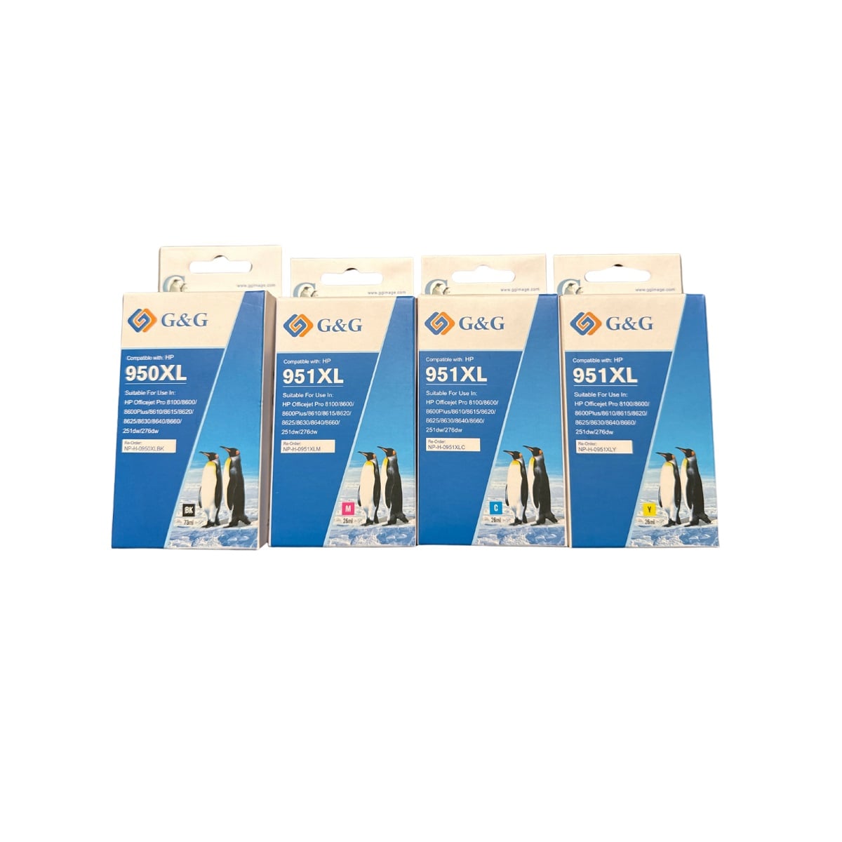 PACK TINTAS COMPATIBLE PARA 950XL-951XL 8100/8600/8610/8620 - 5