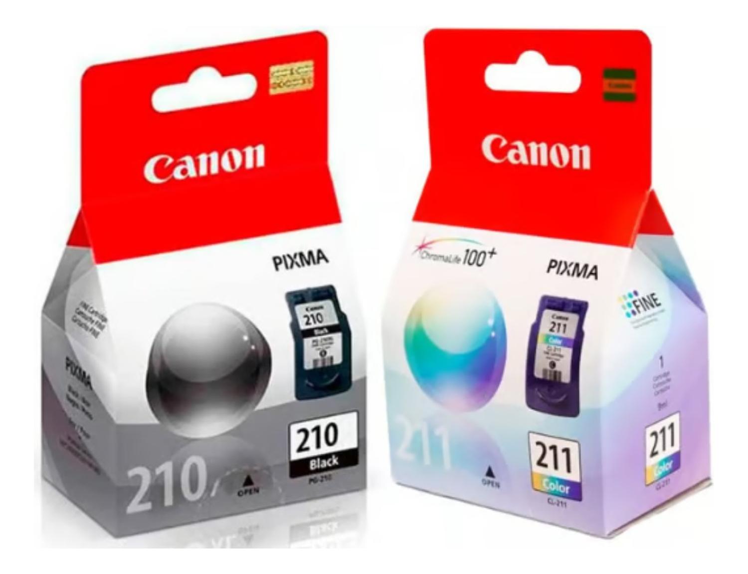 CARTUCHOS DE TINTA CANON PG-210/CL-211 ORIGINAL PACK - 2