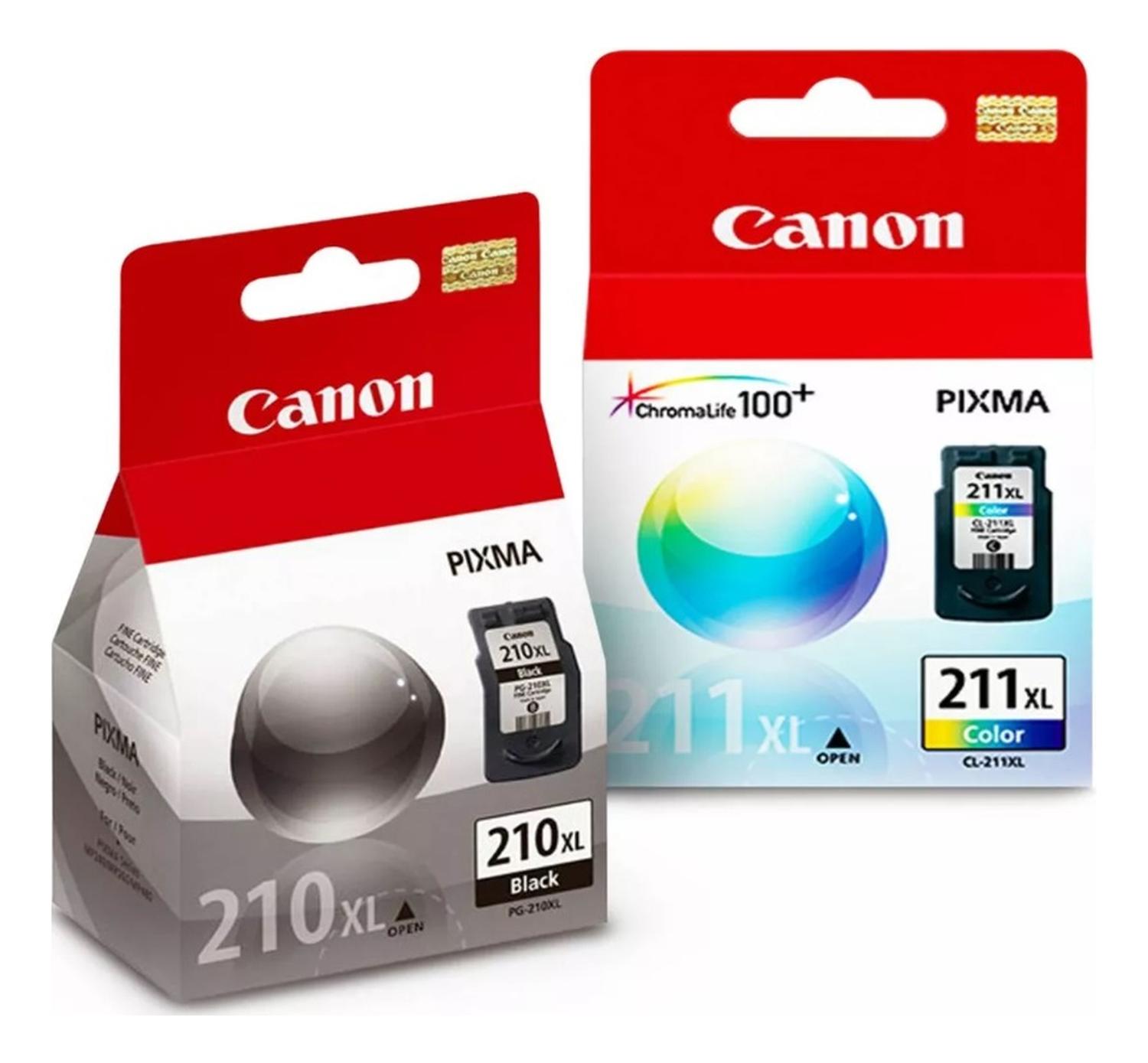 PACK CANON NEGRO CARTUCHOS 210XL-211XL ORIGINAL / TRICOLOR - 2