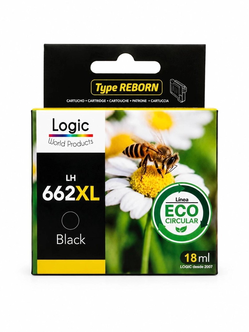 PACK NEGRO TINTAS COMPATIBLE PARA 662XL / TRICOLOR 1015/1515 - 2