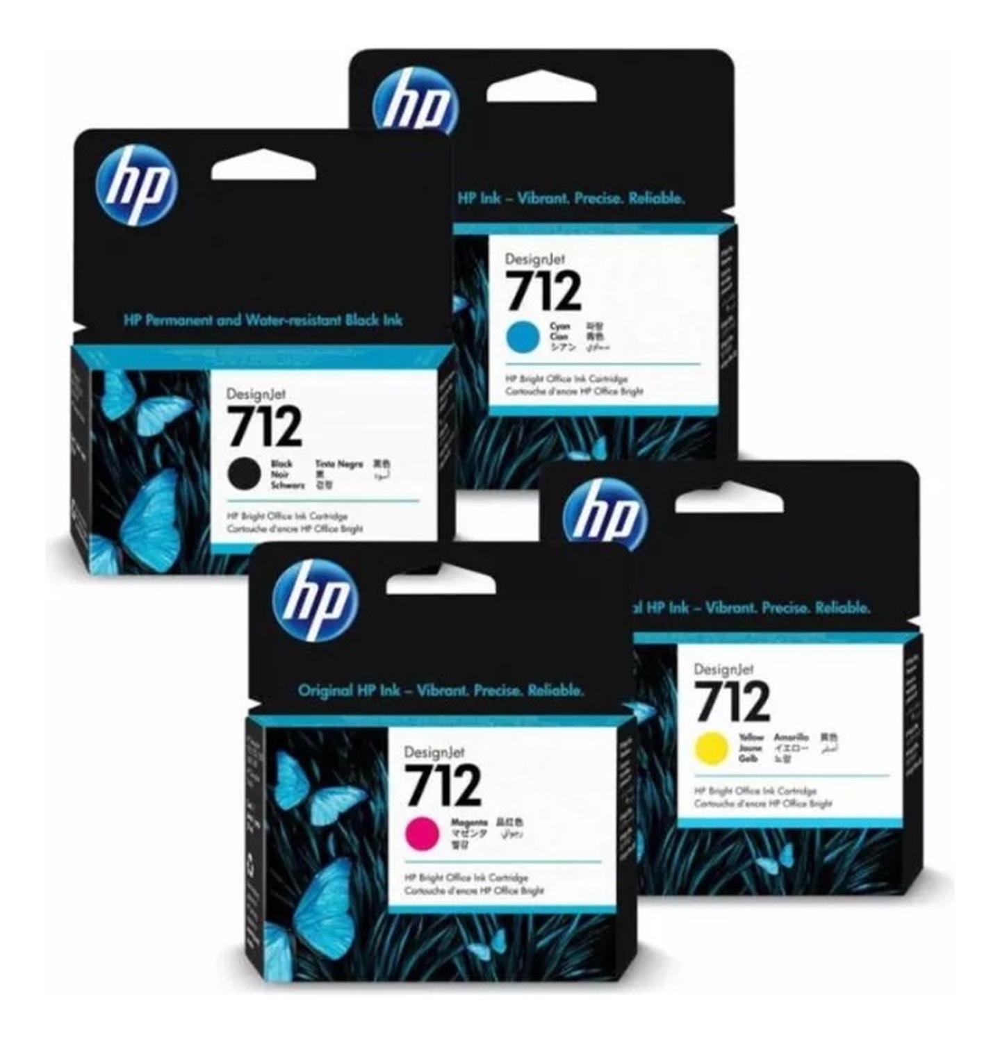 CARTUCHOS DE TINTA HP 712 ORIGINAL PACK - 1