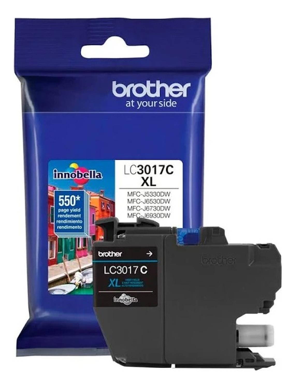 CARTUCHO BROTHER CYAN LC3017XL ORIGINAL - 1
