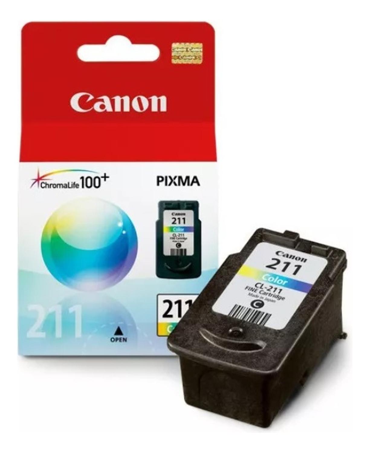 CARTUCHO DE TINTA CANON CL-211 TRICOLOR ORIGINAL - 1