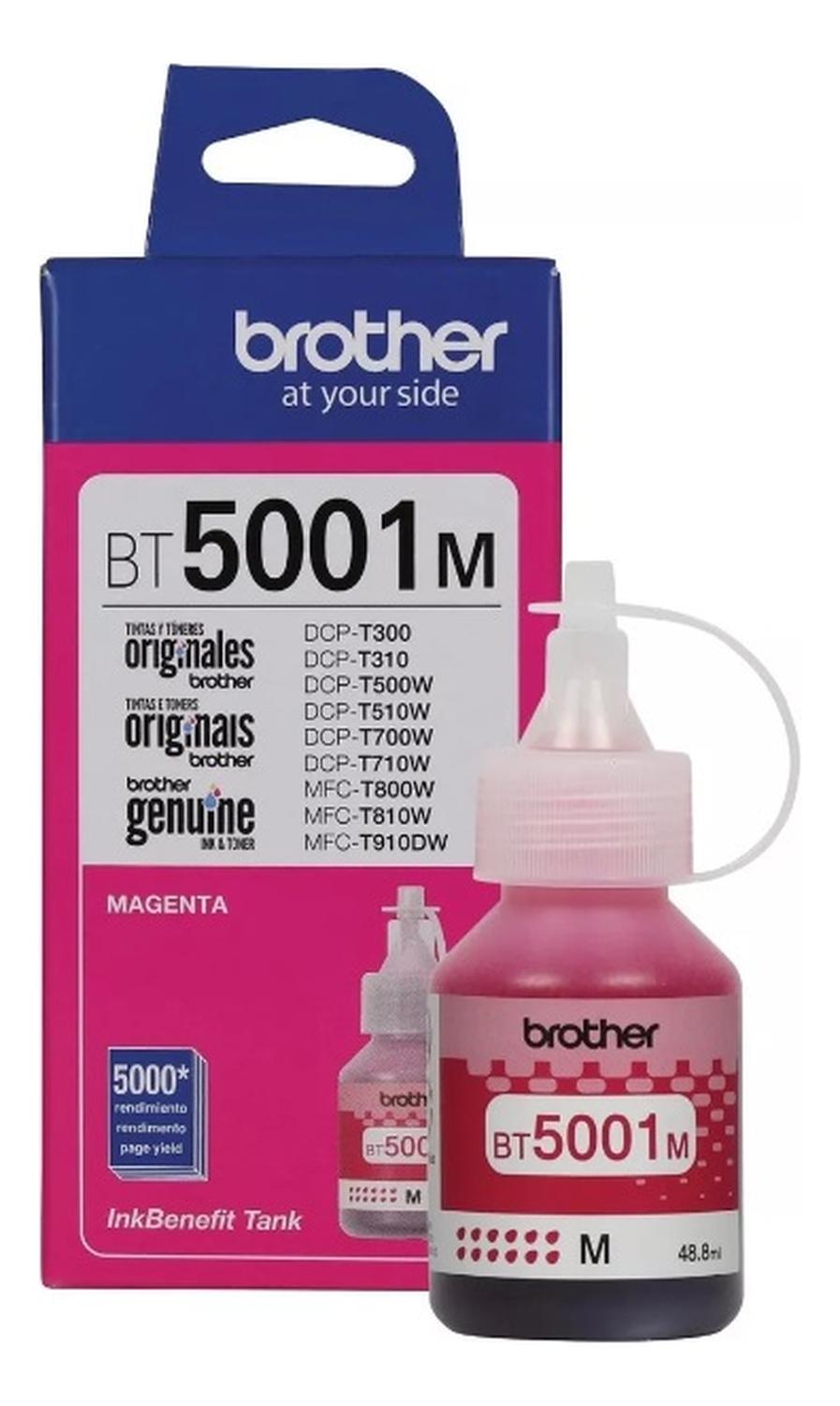 BOTELLA BROTHER MAGENTA BT5001 ORIGINAL - 1