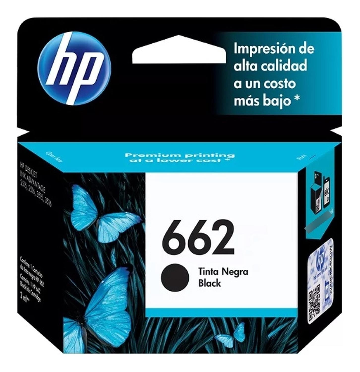 CARTUCHO HP NEGRO 662 ORIGINAL - 2